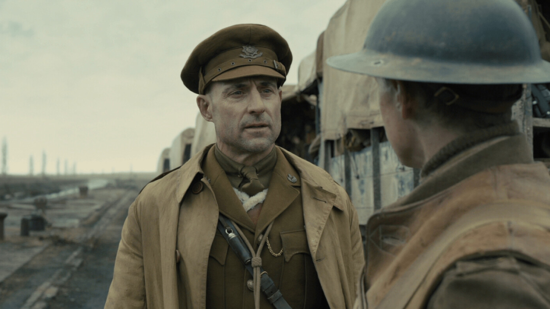 1917 (Movie): Mark Strong as Captain Smith, The film received three nominations at the 77th Golden Globe Awards. 1920x1080 Full HD Wallpaper.