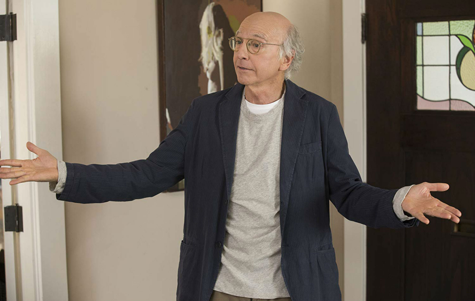 Curb Your Enthusiasm, Larry David's humor, Uncomfortable situations, Comedy gold, 2000x1270 HD Desktop
