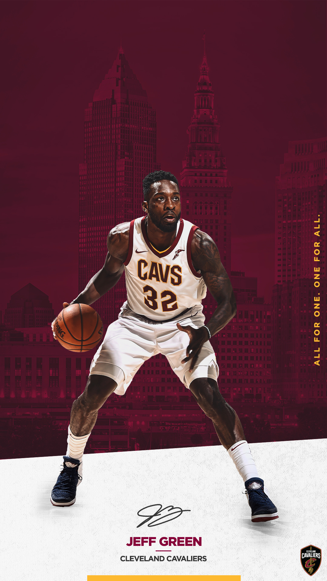 Cleveland Cavaliers: Jeff Green, The team had the No. 1 pick in the 2003 NBA draft. 1080x1920 Full HD Wallpaper.