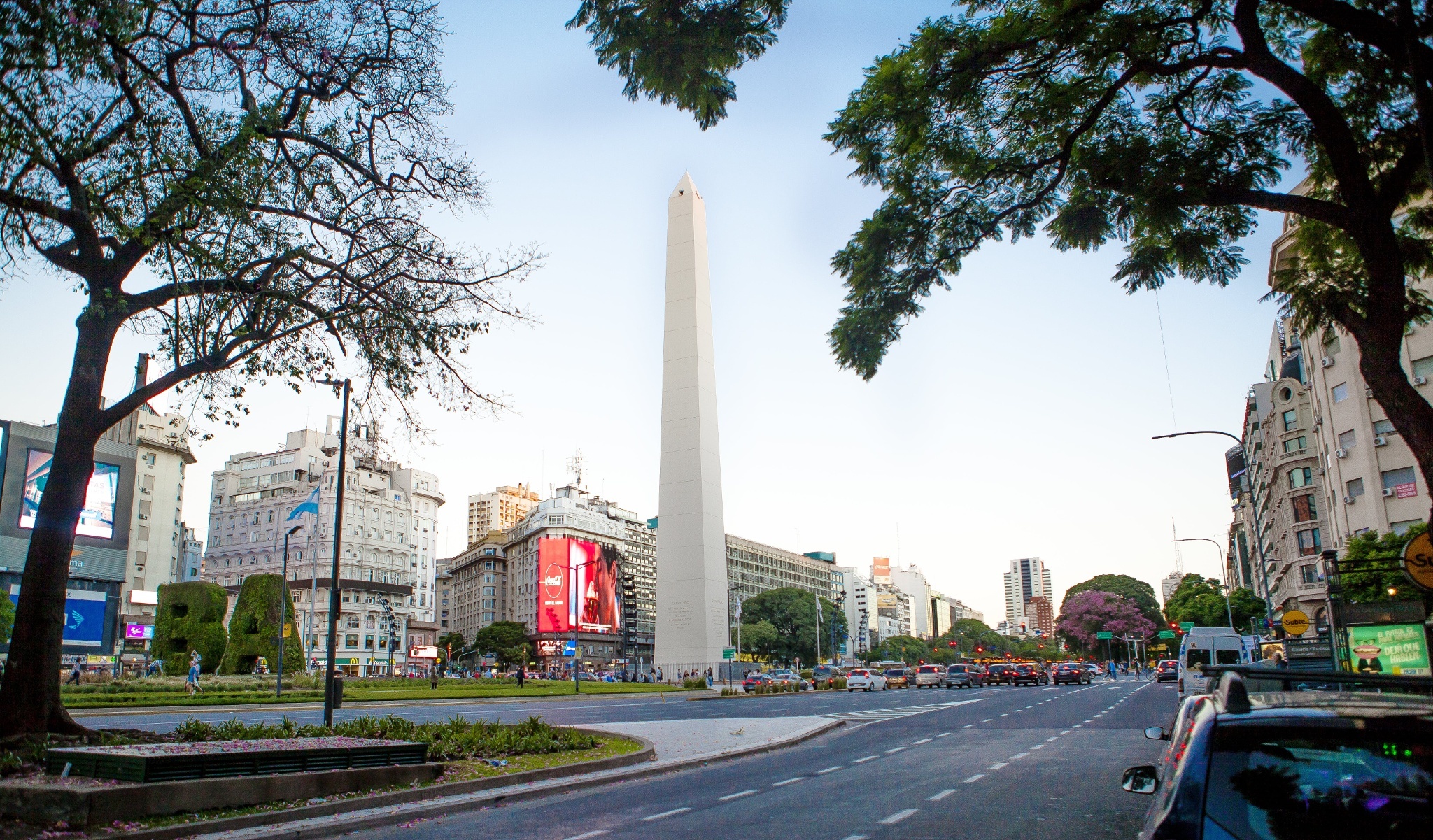 Buenos Aires obelisk, Monument, 2050x1210 HD Desktop