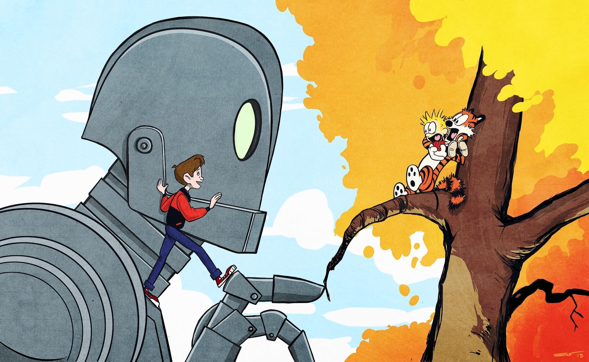 Crossover episode, Iron Giant references, Pop culture mashup, Memorable moments, 2050x1260 HD Desktop