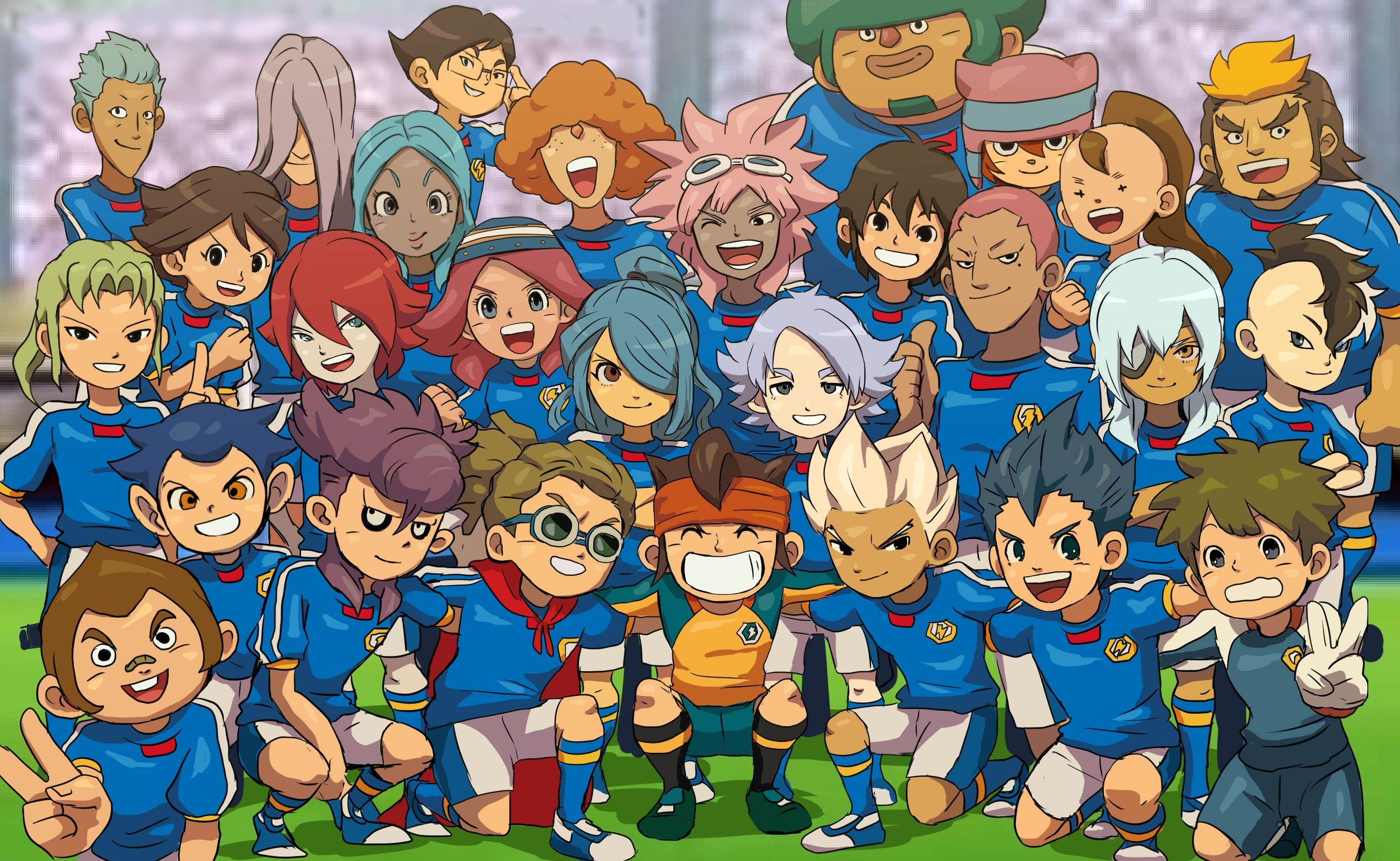 Soccer team, Inazuma Eleven Wallpaper, 2780x1710 HD Desktop