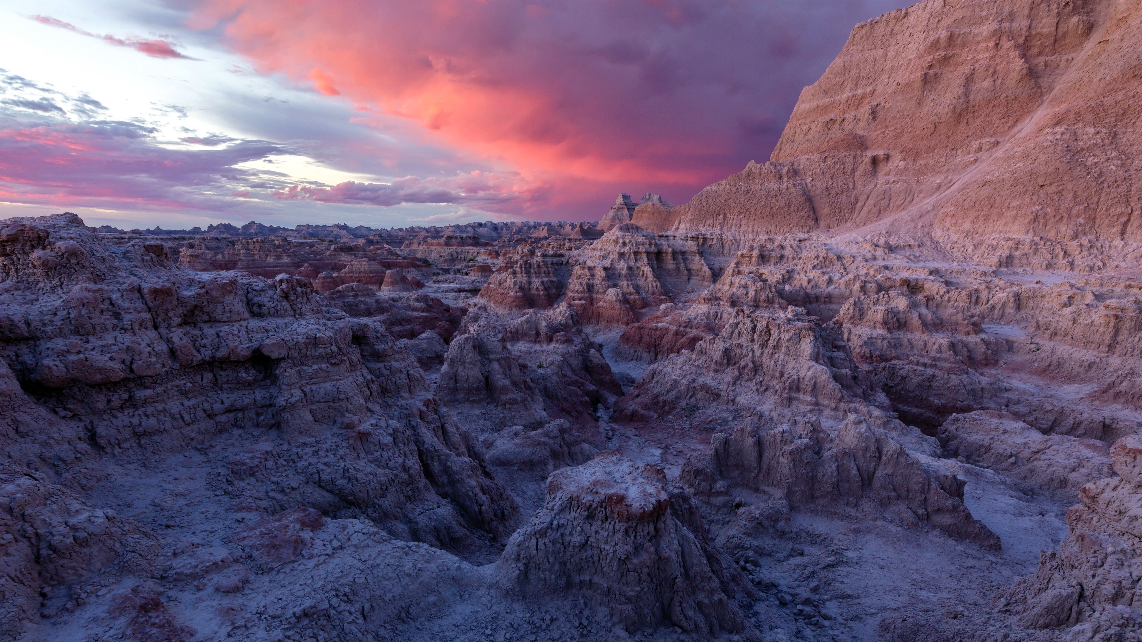 Nature's rock formations, South Dakota marvel, Outdoor beauty, USA wonder, 3840x2160 4K Desktop