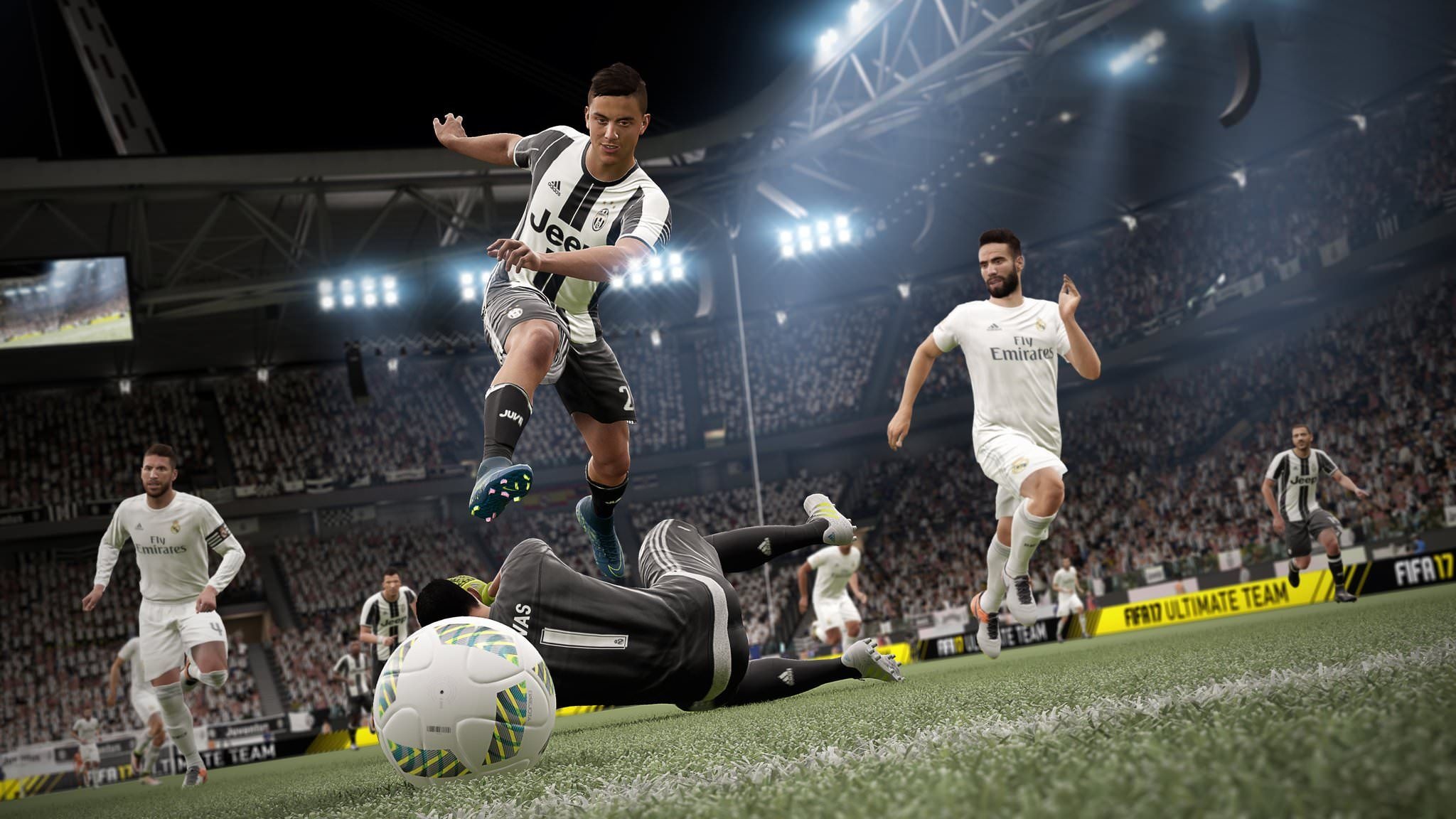 FIFA Soccer (Game): 2017 football simulator, New single-player story campaign mode, “The Journey”. 2050x1160 HD Wallpaper.