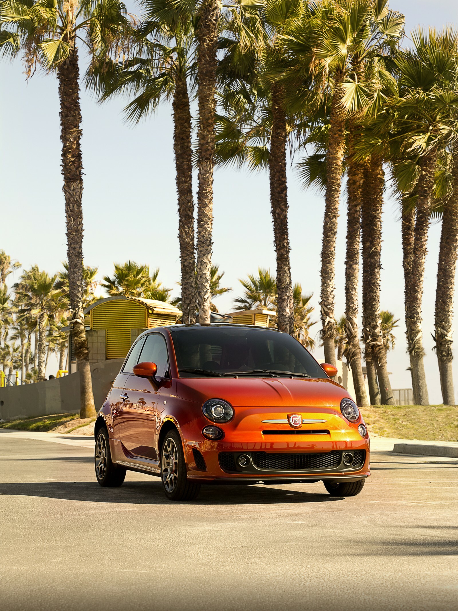 Fiat: Vehicle, Mini, 2014, 500 Cattiva, Automotive exterior, City car. 1600x2140 HD Background.