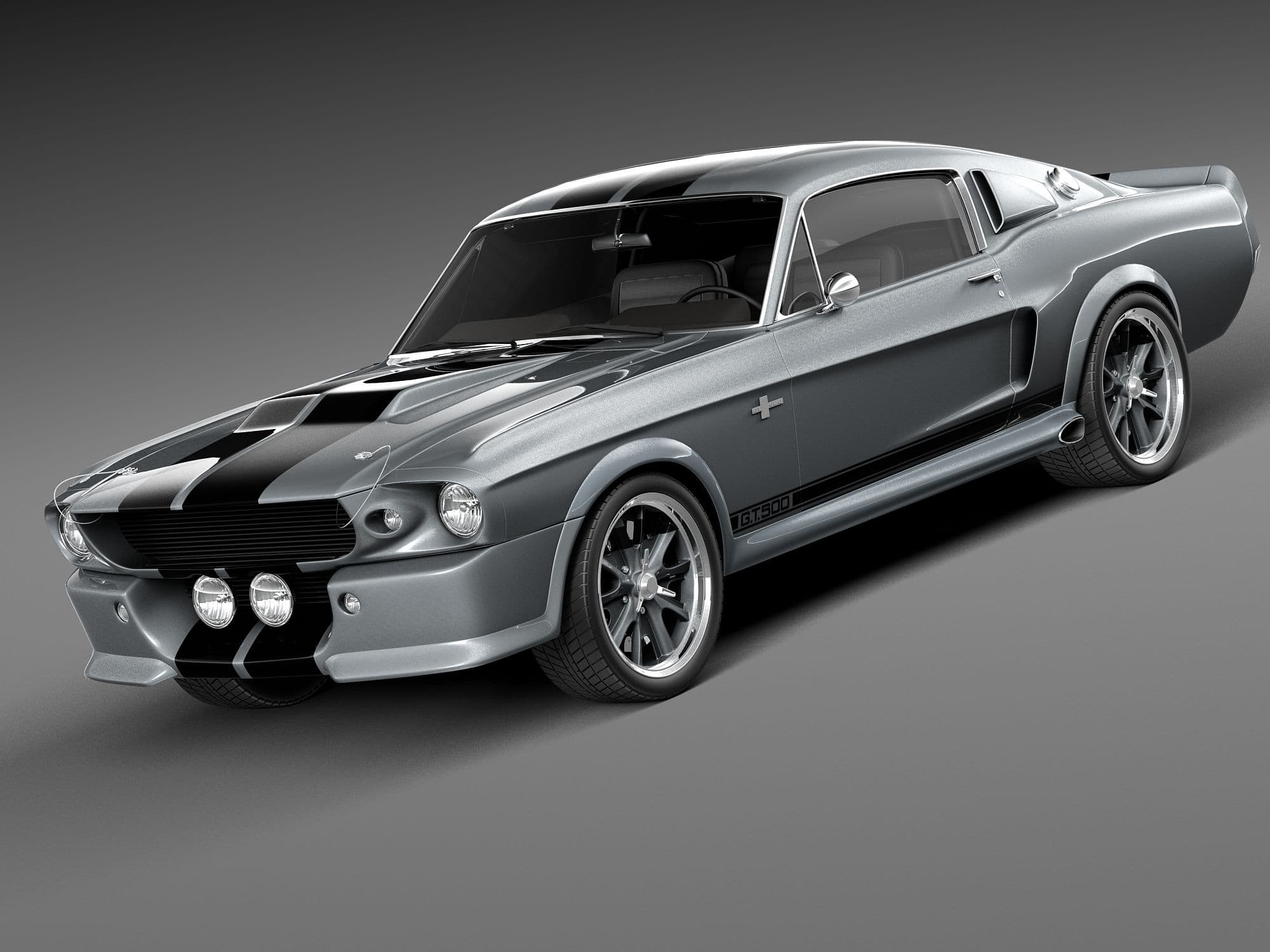 Eleanor model, 3D Shelby GT, Classic car replication, Collector's scale, Mustang miniature, 2000x1500 HD Desktop