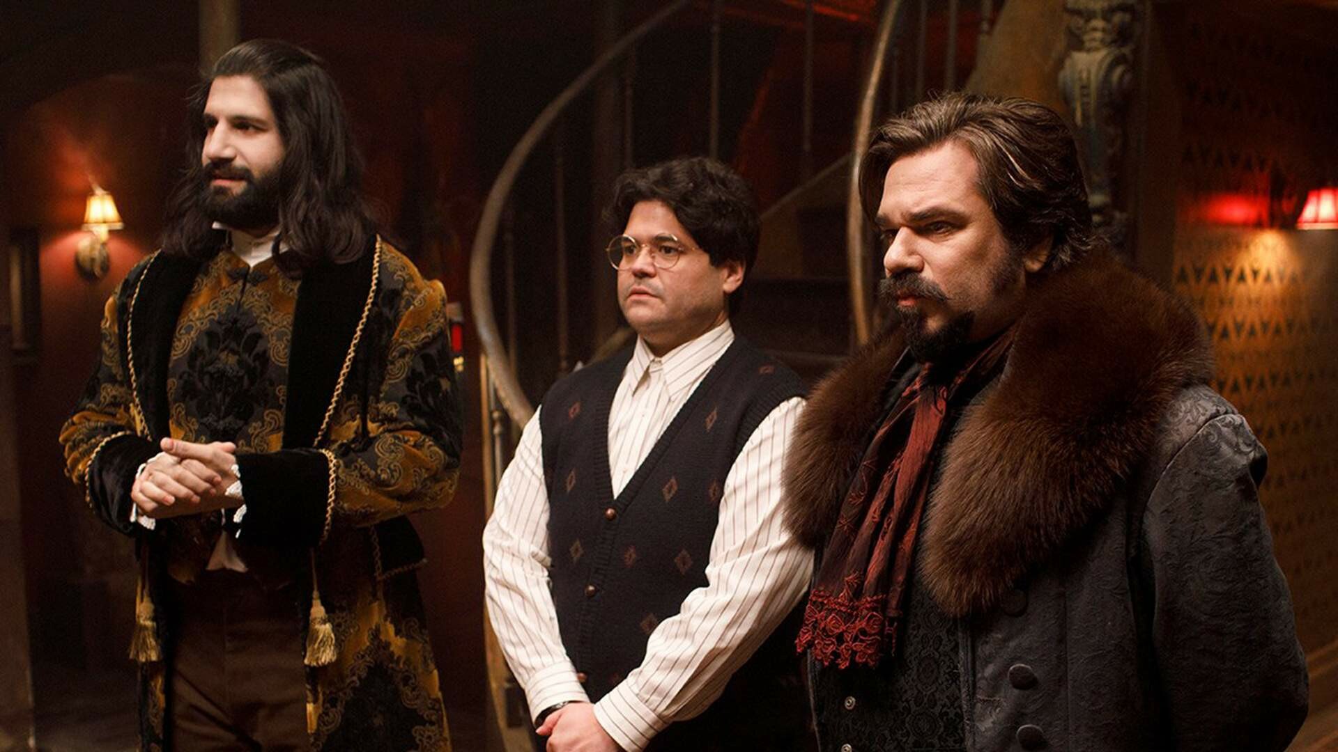 What We Do in the Shadows: The show was nominated for 17 Emmy Awards, including Outstanding Comedy Series in 2020 and 2022. 1920x1080 Full HD Background.