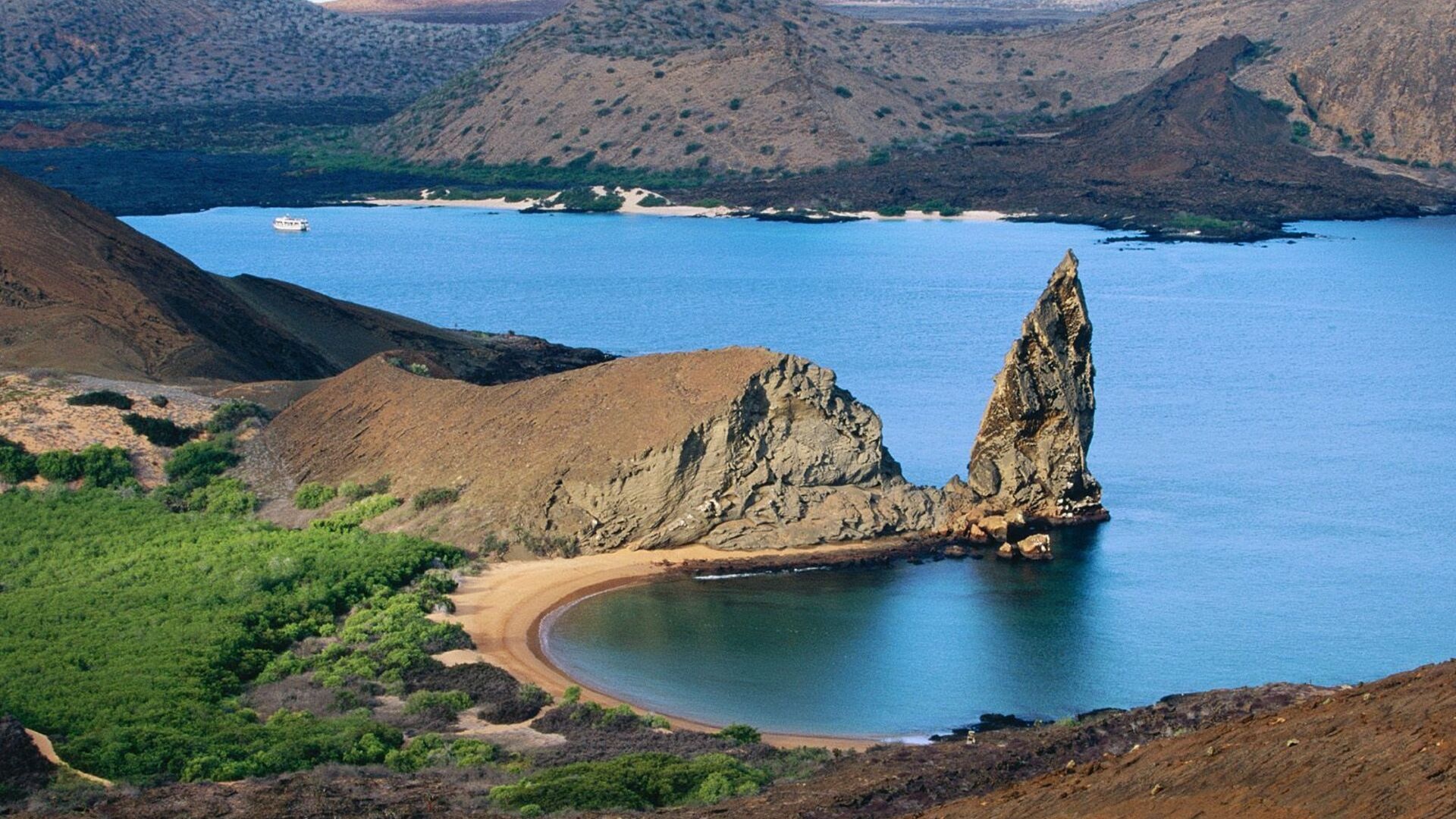 San Bartolome island, Galapagos Islands, 1920x1080 Full HD Desktop