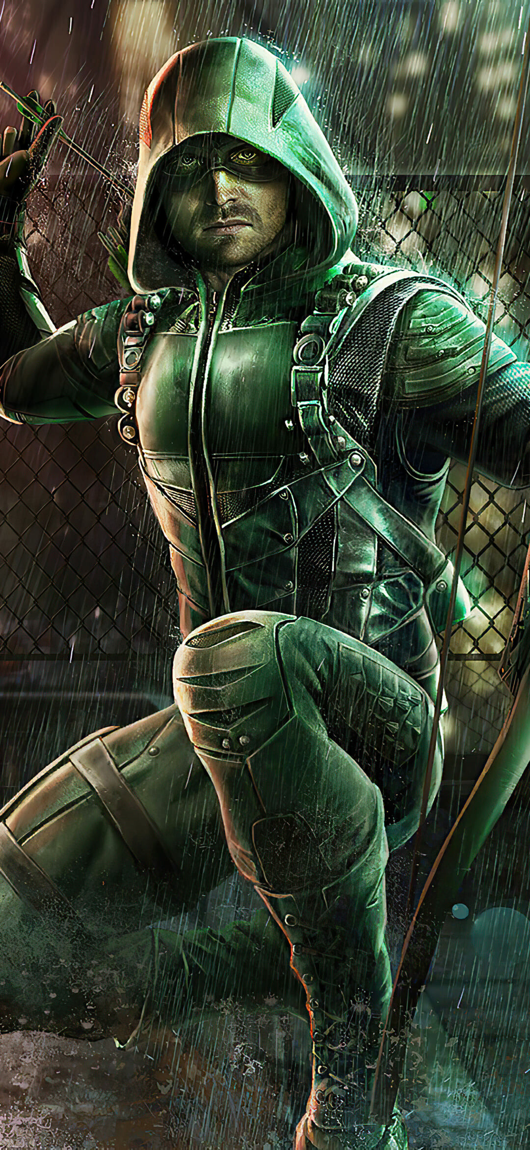 Green Arrow: Oliver Jonas Queen, Fictional character in The CW's Arrowverse franchise. 1080x2340 HD Wallpaper.