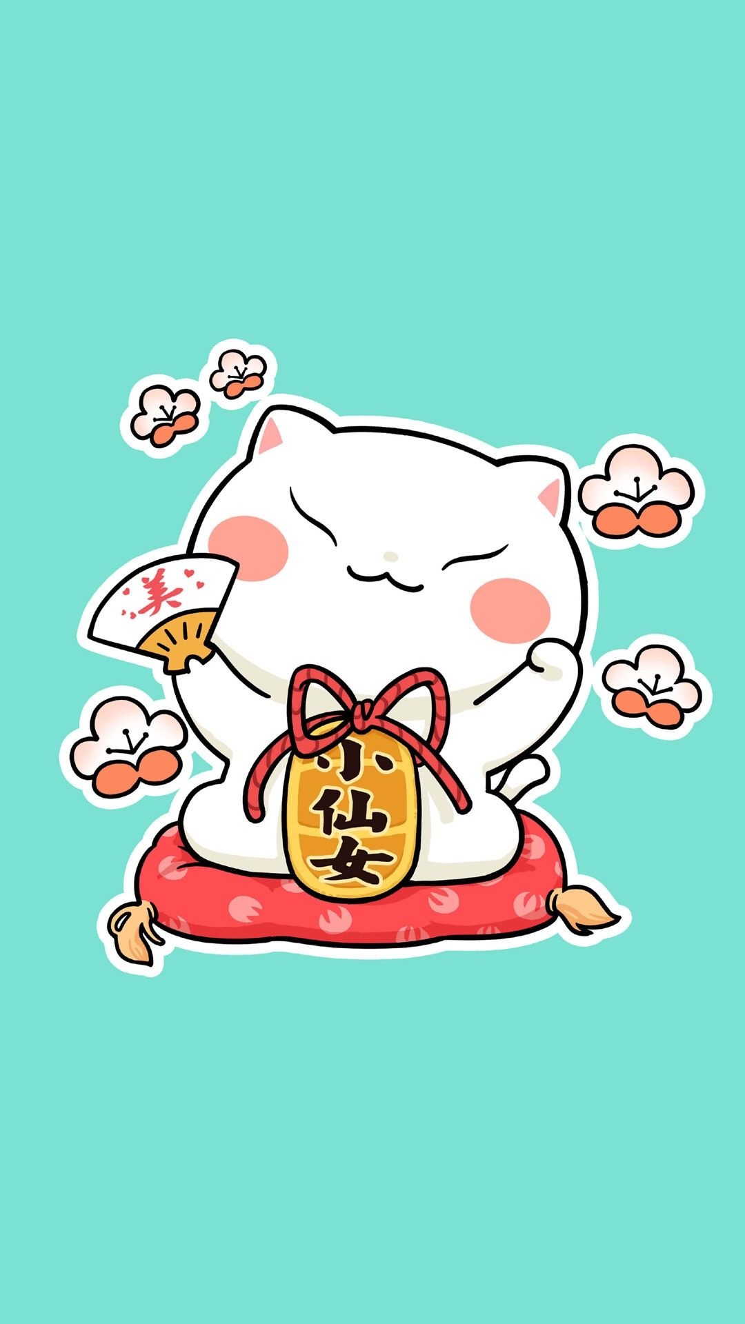 Japanese Lucky Cat, Lucky cat wallpapers, Top free, Lucky cat, 1080x1920 Full HD Phone