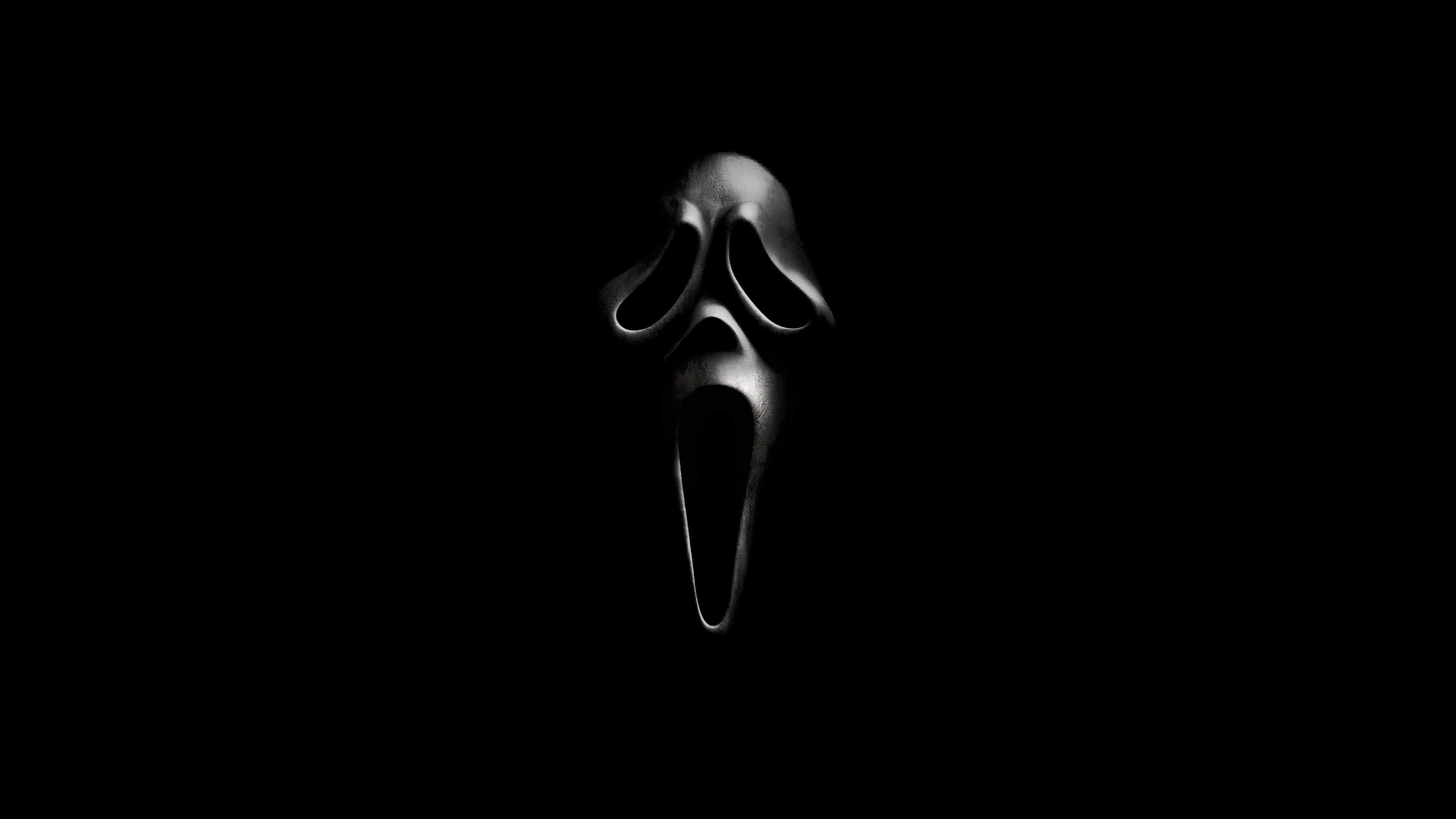 Scream (2022): An American slasher film directed by Matt Bettinelli-Olpin and Tyler Gillett. 3840x2160 4K Background.