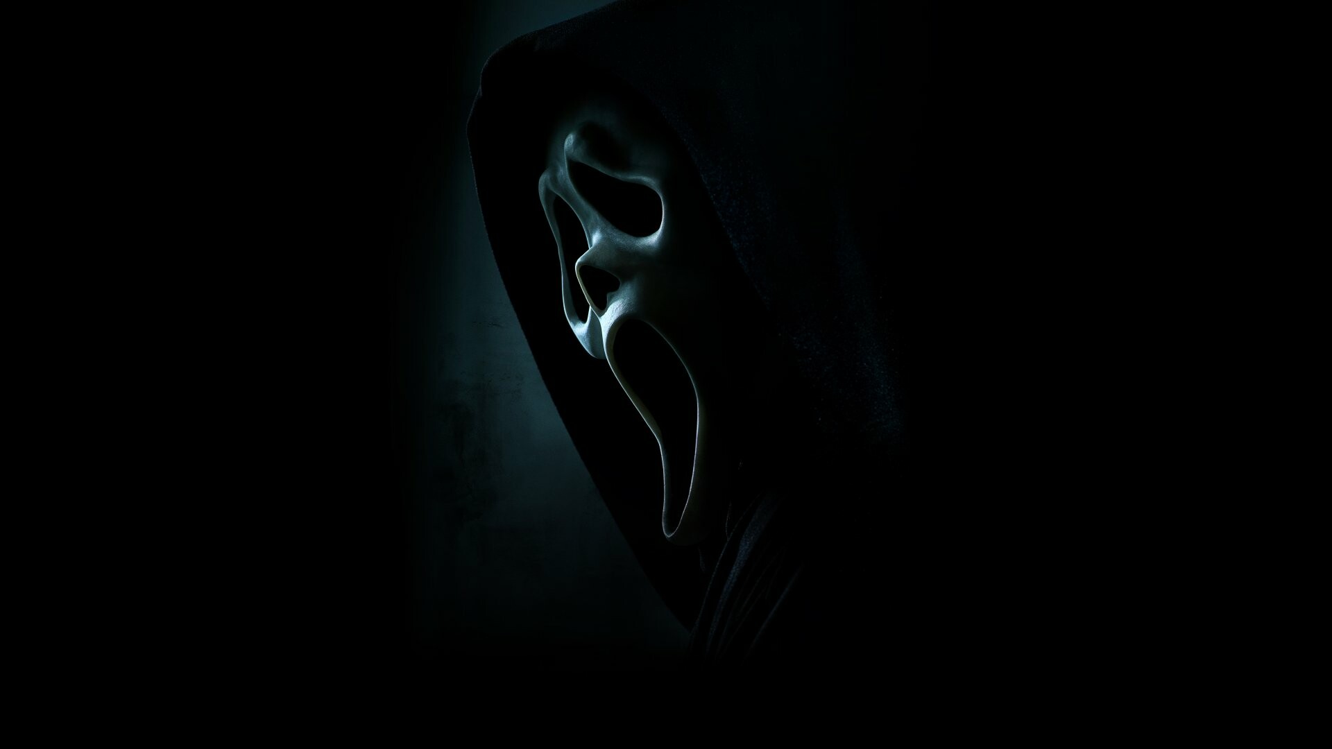 Scream (2022): Ghostface, The film was released on home video on March 29, 2022. 1920x1080 Full HD Wallpaper.