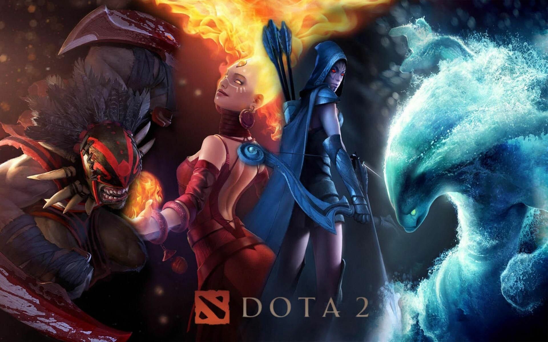 Dota 2: "All Pick" mode offer no restrictions on hero selection. 1920x1200 HD Wallpaper.