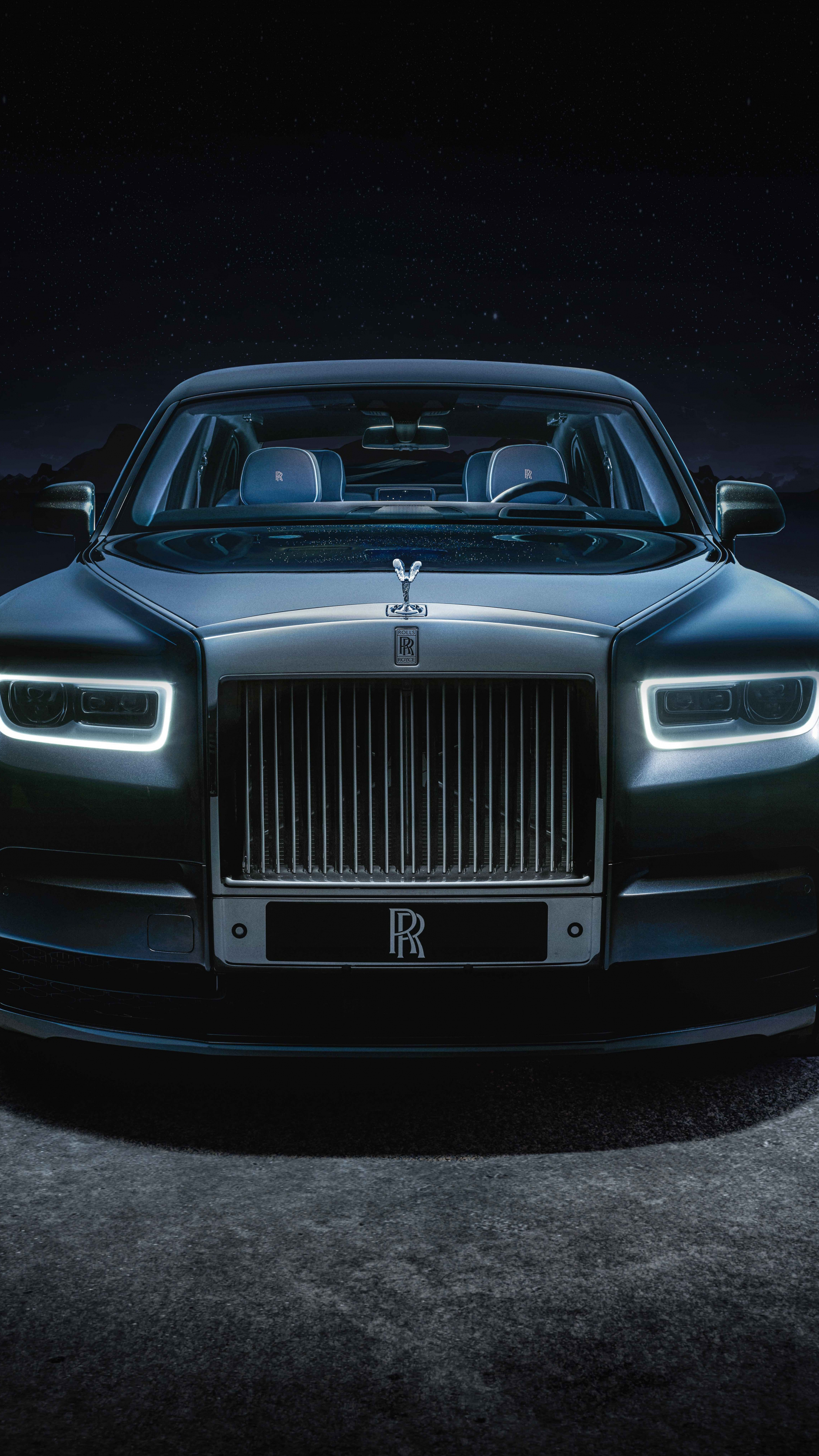Rolls-Royce Phantom, Front view elegance, Tempus Collection, Sony Xperia HD image, 2160x3840 4K Phone