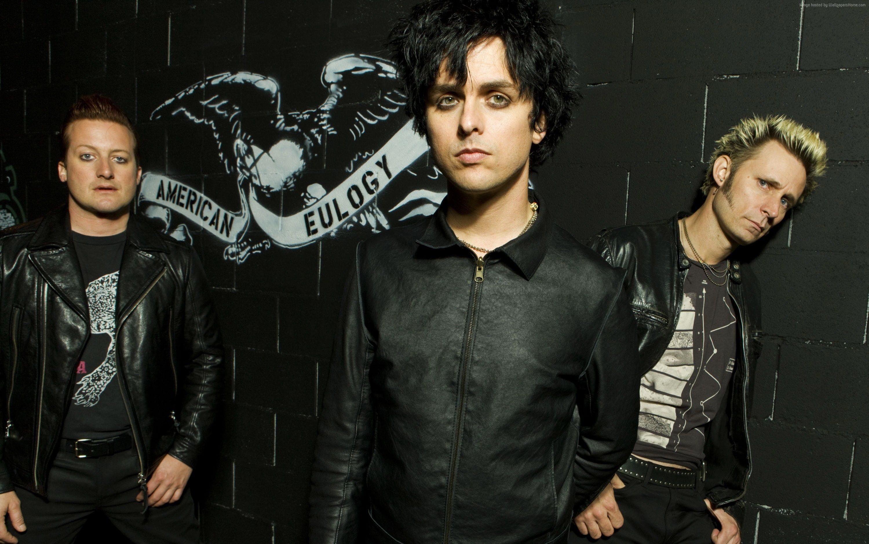 Tre Cool, Green Day band members, Top music artists, Wallpaper, 3000x1880 HD Desktop