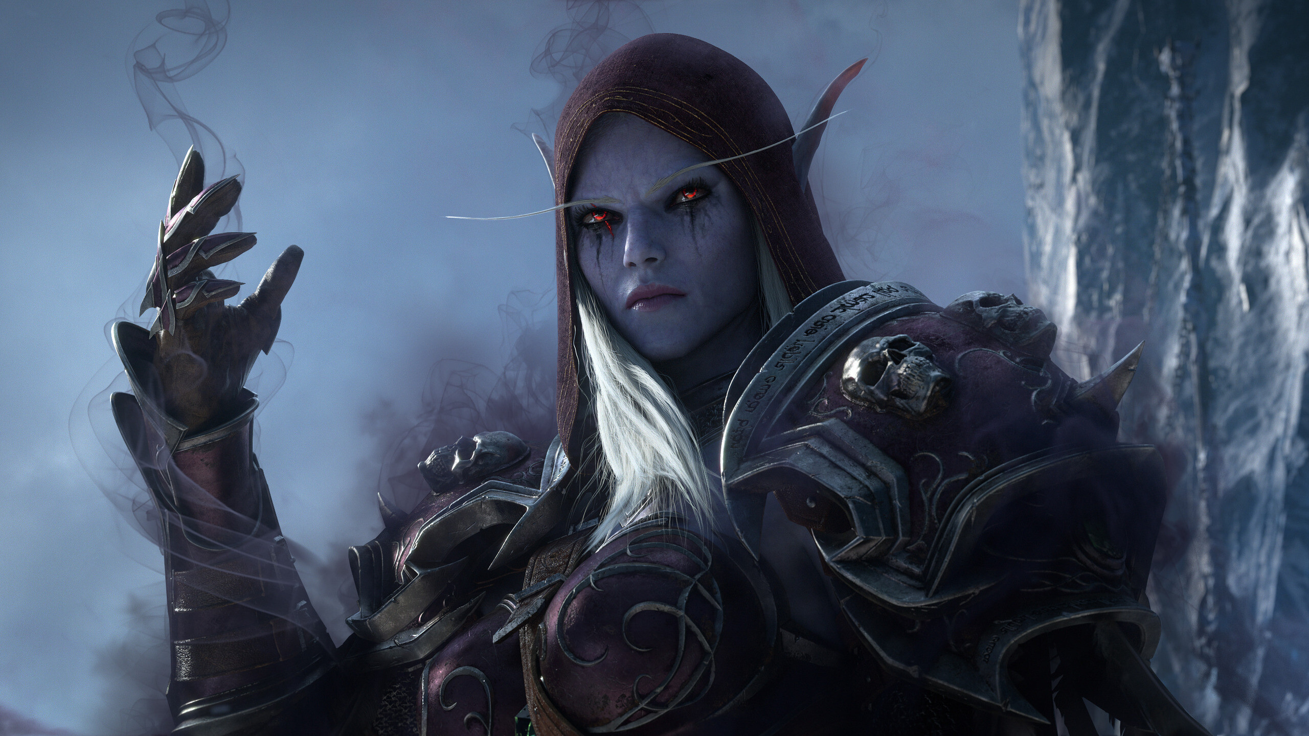World of Warcraft: WoW Shadowlands, Sylvanas Windrunner, The Banshee Queen. 2560x1440 HD Background.