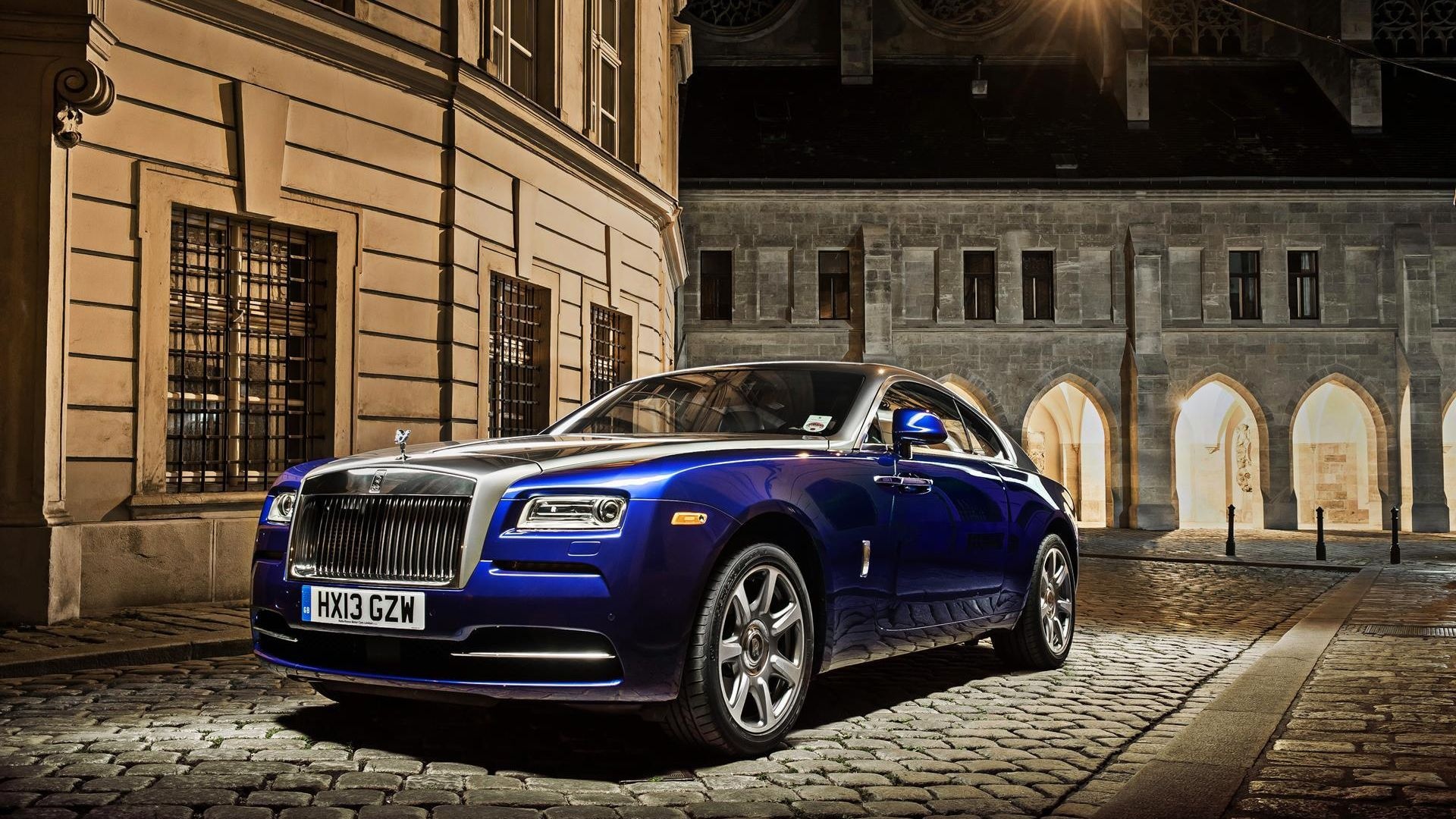 Rolls-Royce Wraith, Luxury car front view, HD image background, Elegant desktop wallpaper, 1920x1080 Full HD Desktop