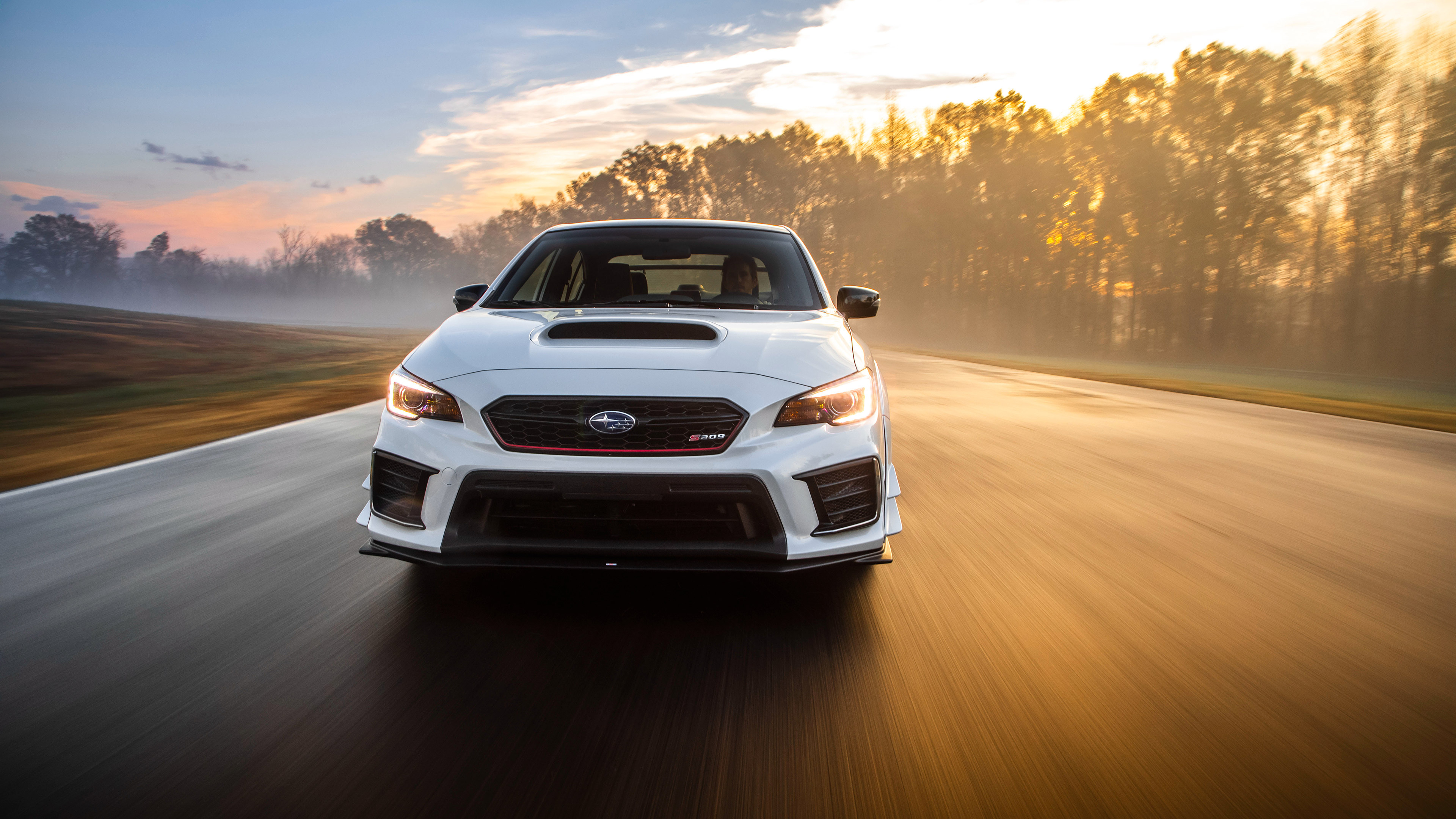 Subaru WRX, Motion blur masterpiece, High-definition wallpaper, Stunning road presence, 3840x2160 4K Desktop