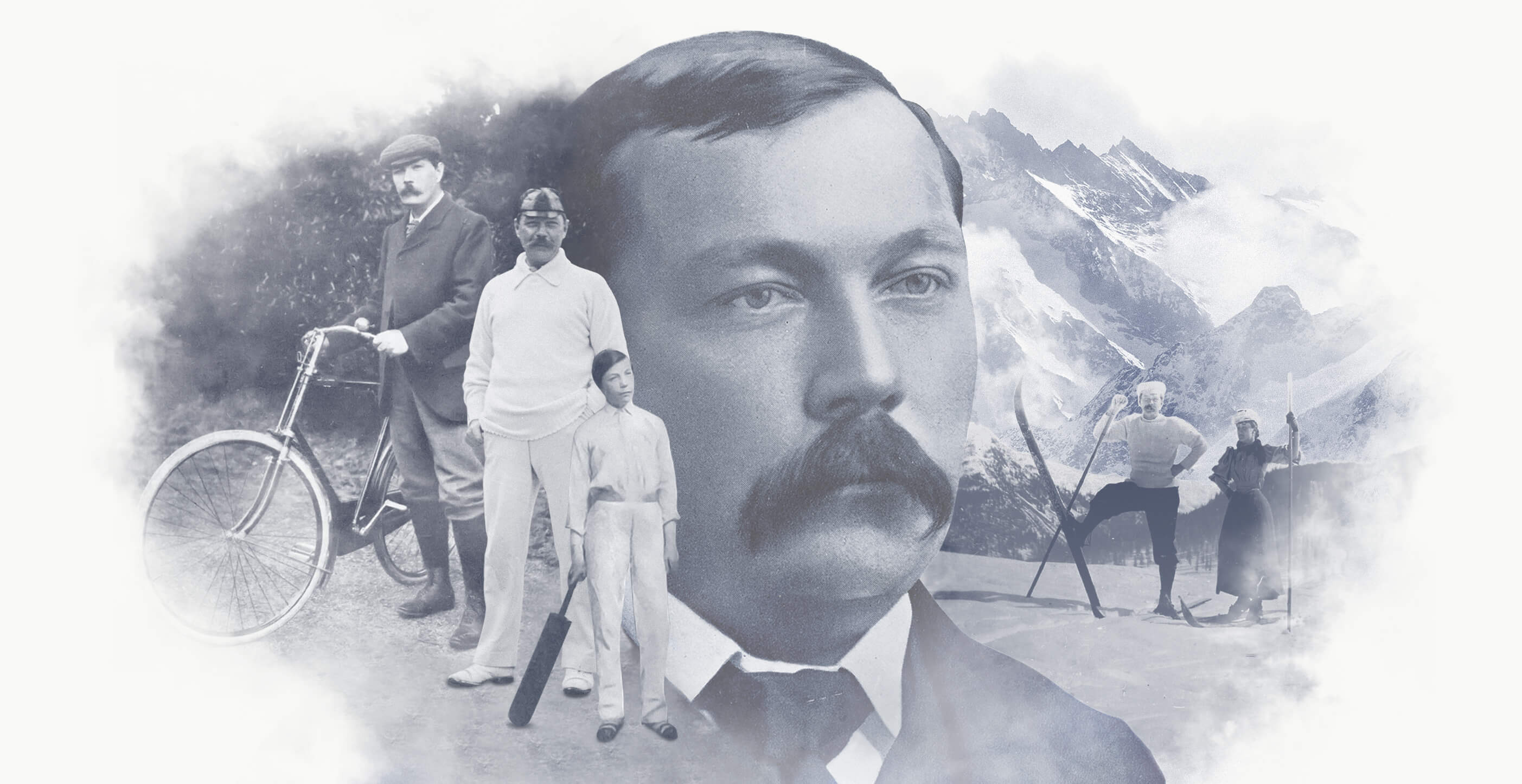 Arthur Conan Doyle, sports and activities, Official family estate, 2810x1450 HD Desktop