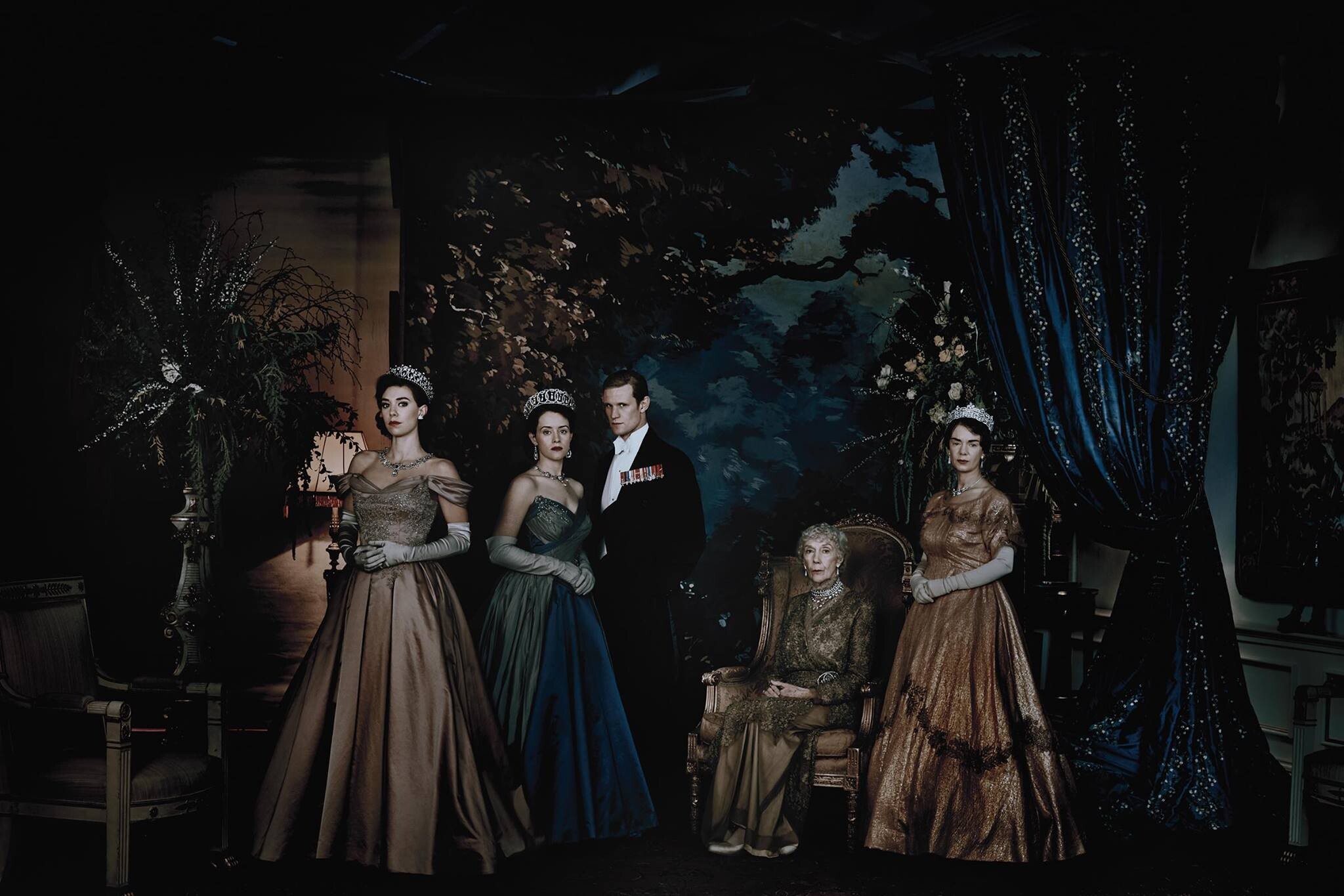 Vanessa Kirby: Queen Elizabeth II, Claire Foy, Prince Philip, Matt Smith, Princess Margaret, The Crown. 2050x1370 HD Wallpaper.