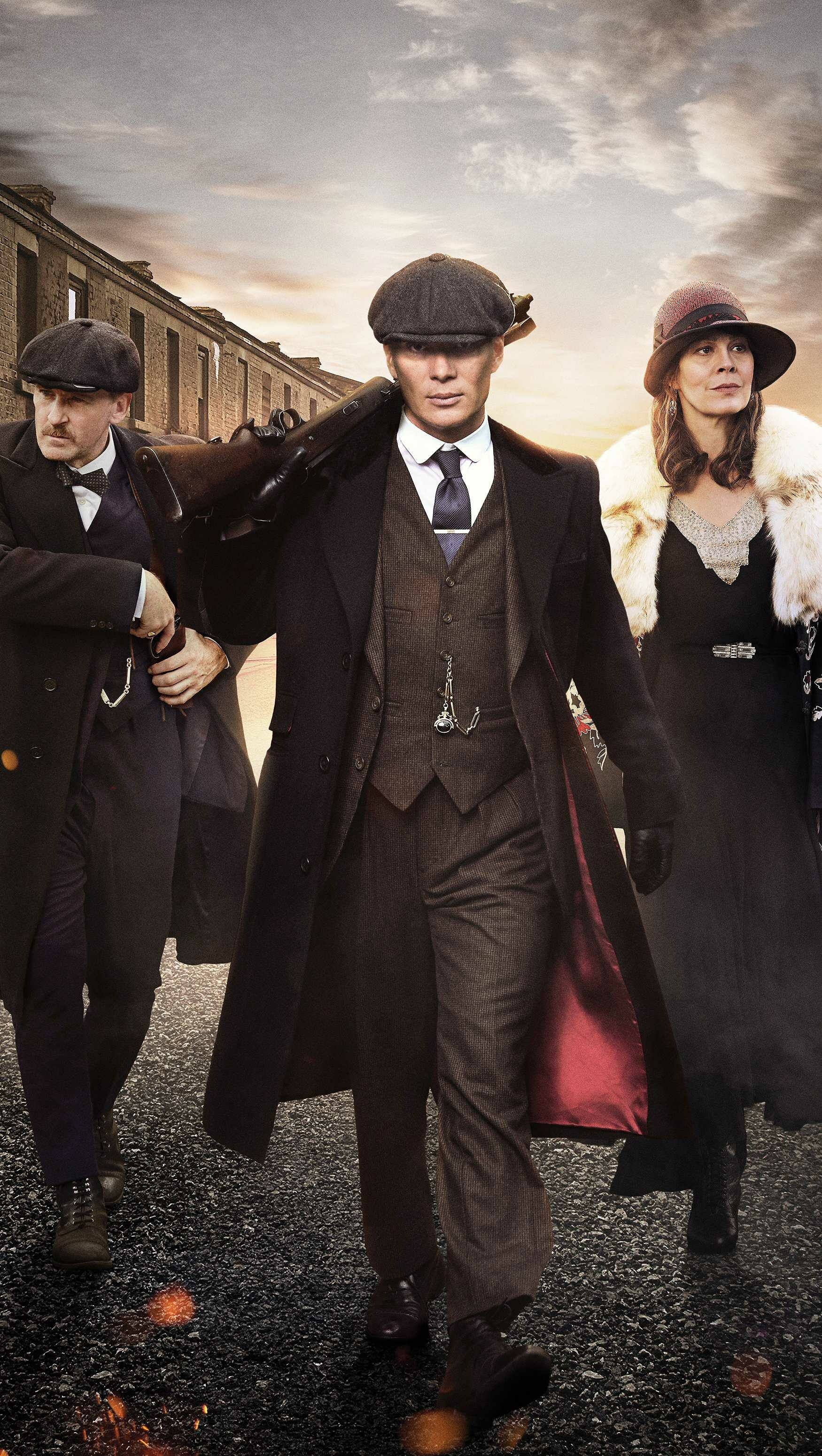 Peaky Blinders: Cillian Murphy as Thomas "Tommy" Shelby. 1750x3100 HD Background.