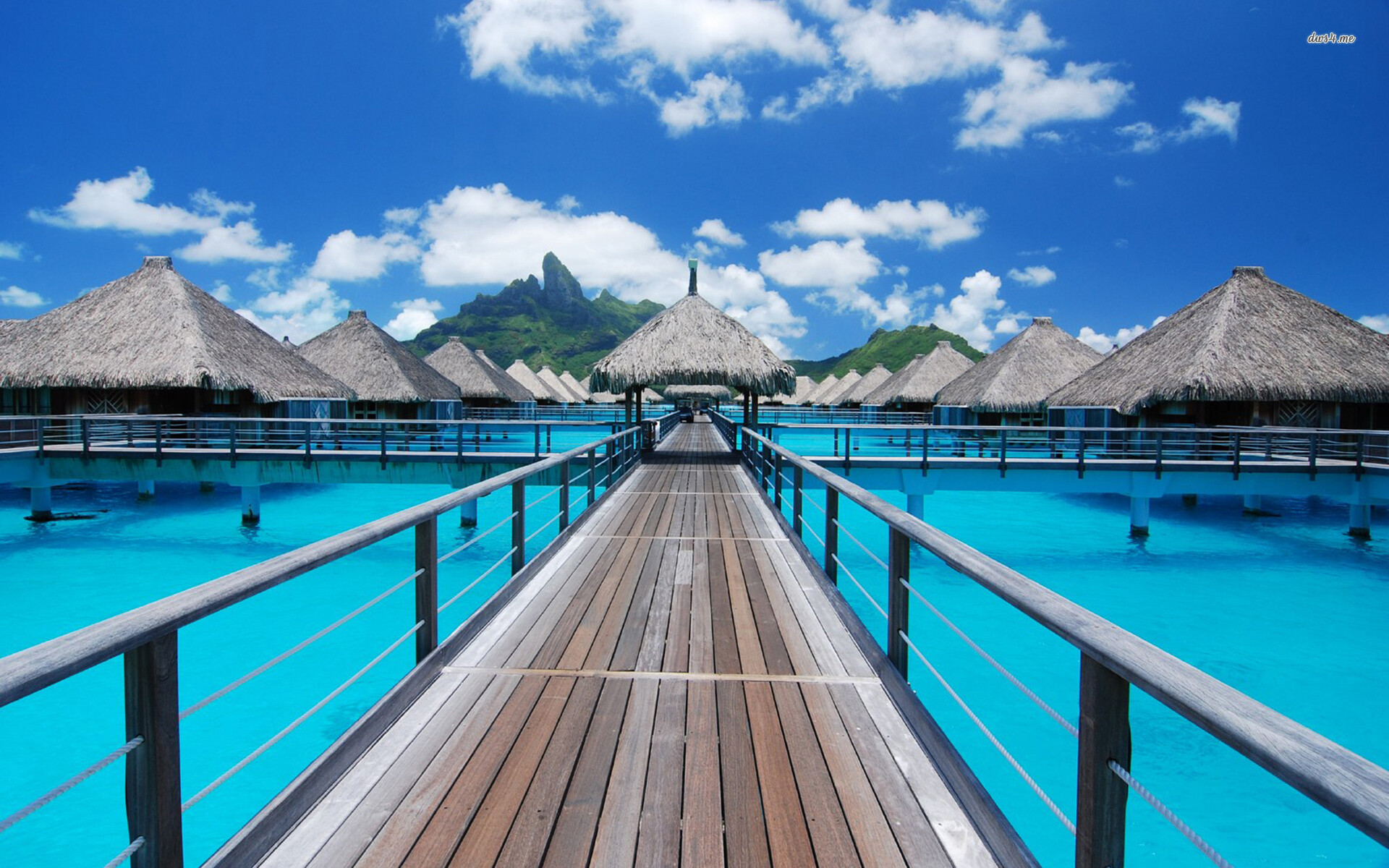 Tahiti: The St. Regis Bora Bora Resort, A luxury resort on French Polynesia's iconic island. 1920x1200 HD Wallpaper.