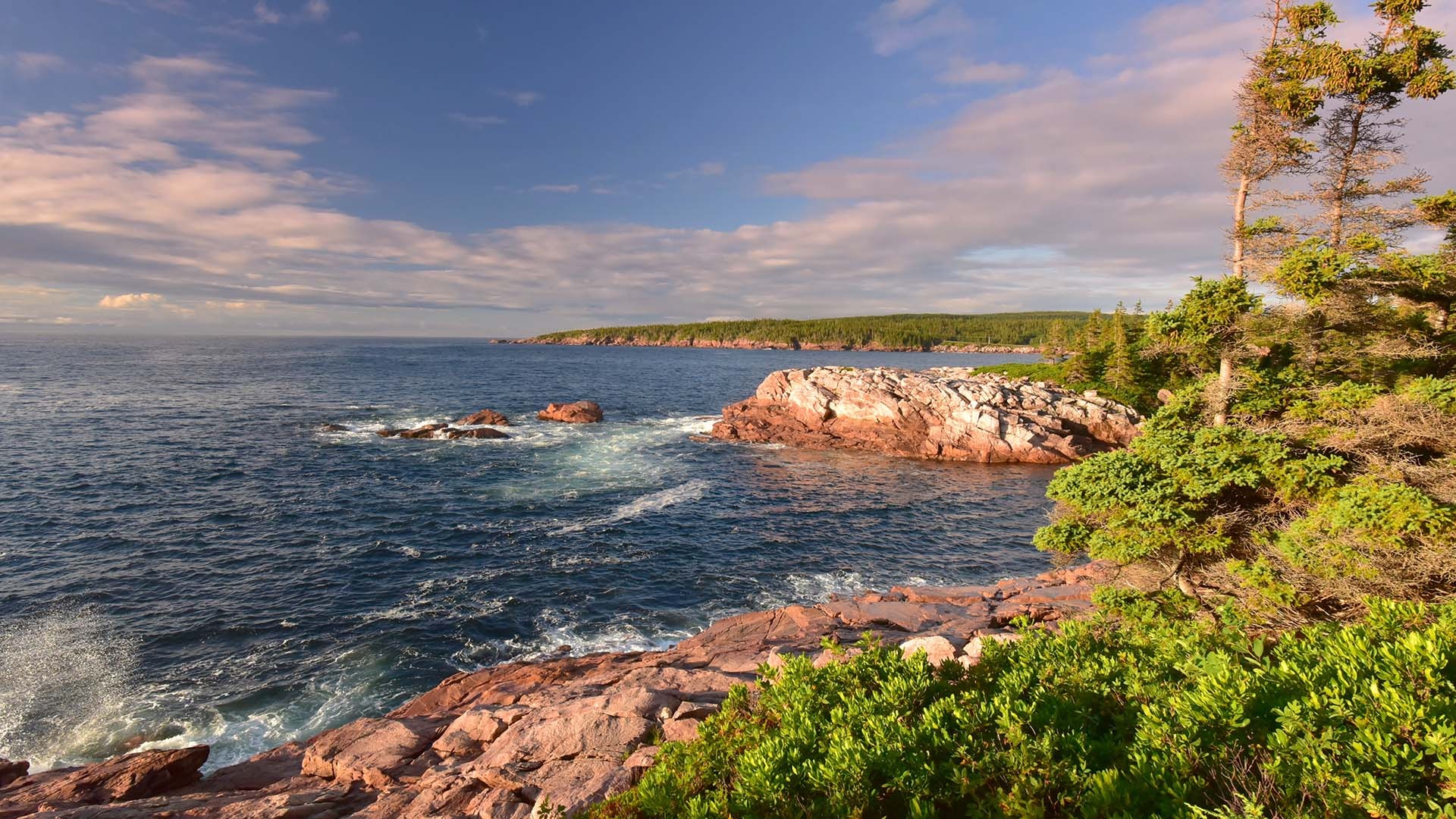 Cape Breton Island, Coastal trail, Highlands National Park, Scenic beauty, 1920x1080 Full HD Desktop