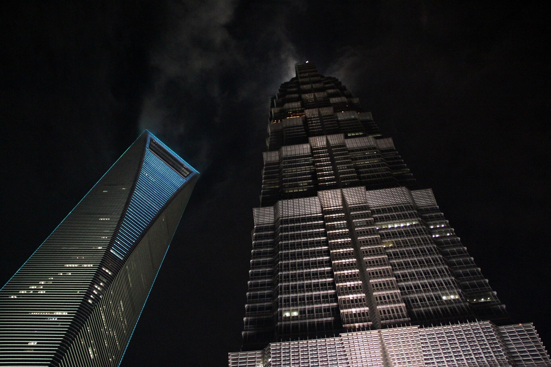 Jin Mao and SWFC, Shanghai World Financial Center, Urban cityscape, Skyline view, 1920x1280 HD Desktop