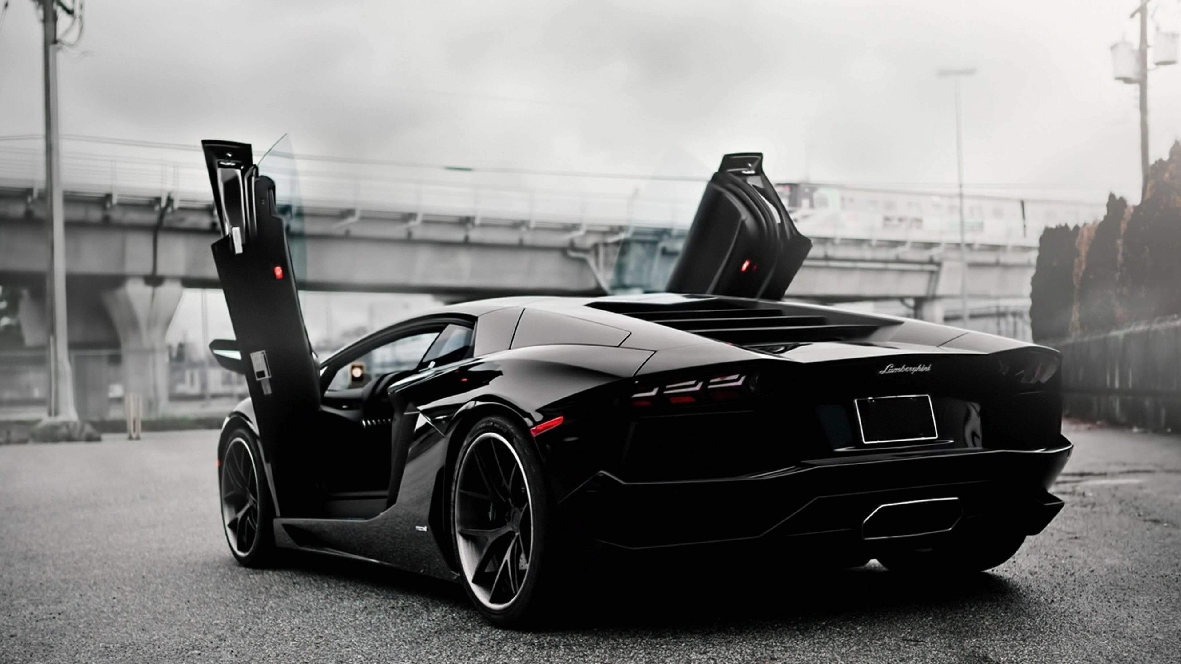 Lamborghini: Italian manufacturer, placed under the control of the Audi. 3840x2160 4K Background.