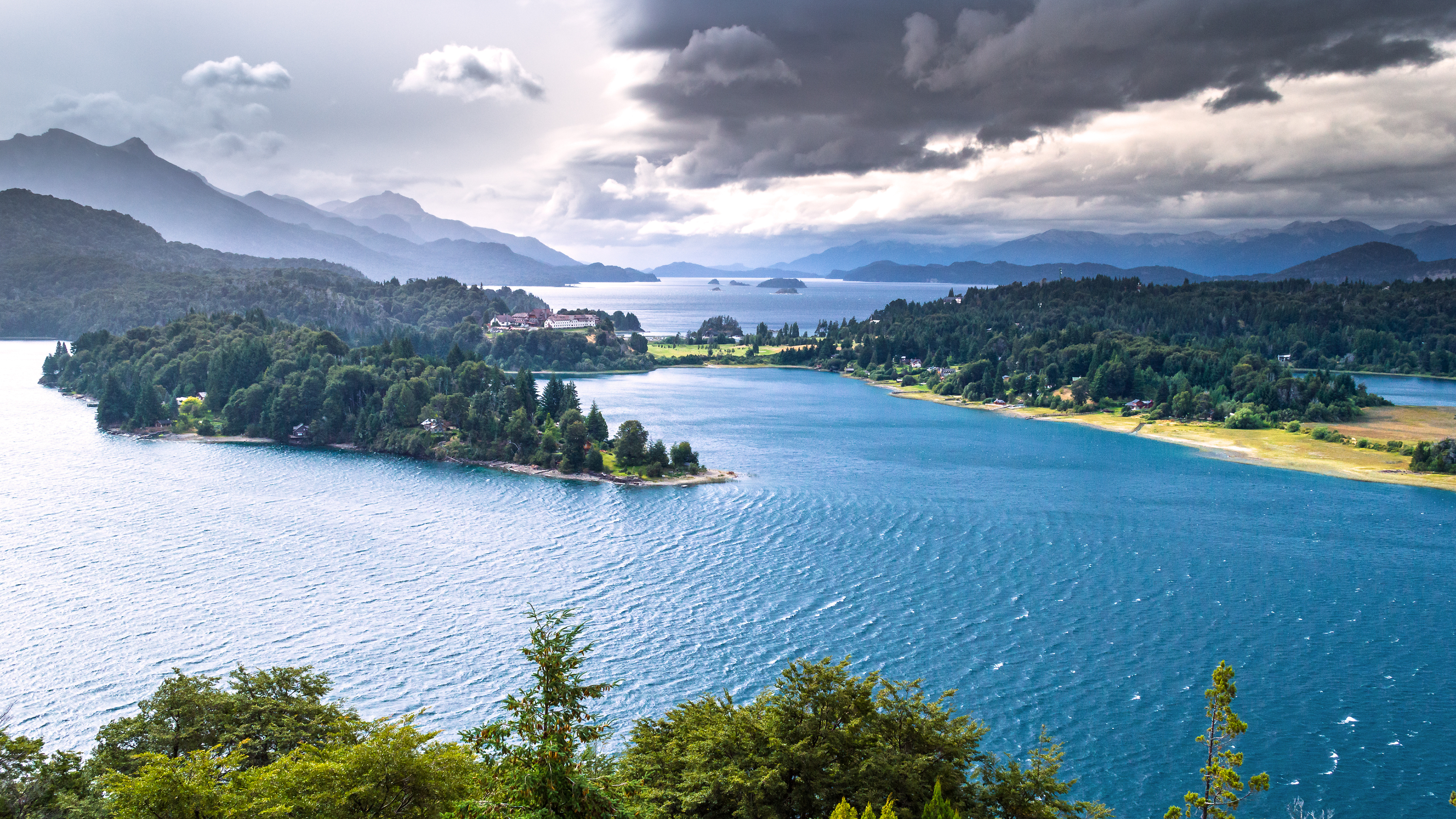 Nahuel Huapi, Breathtaking lake, Argentina's beauty, Nature's masterpiece, 3840x2160 4K Desktop
