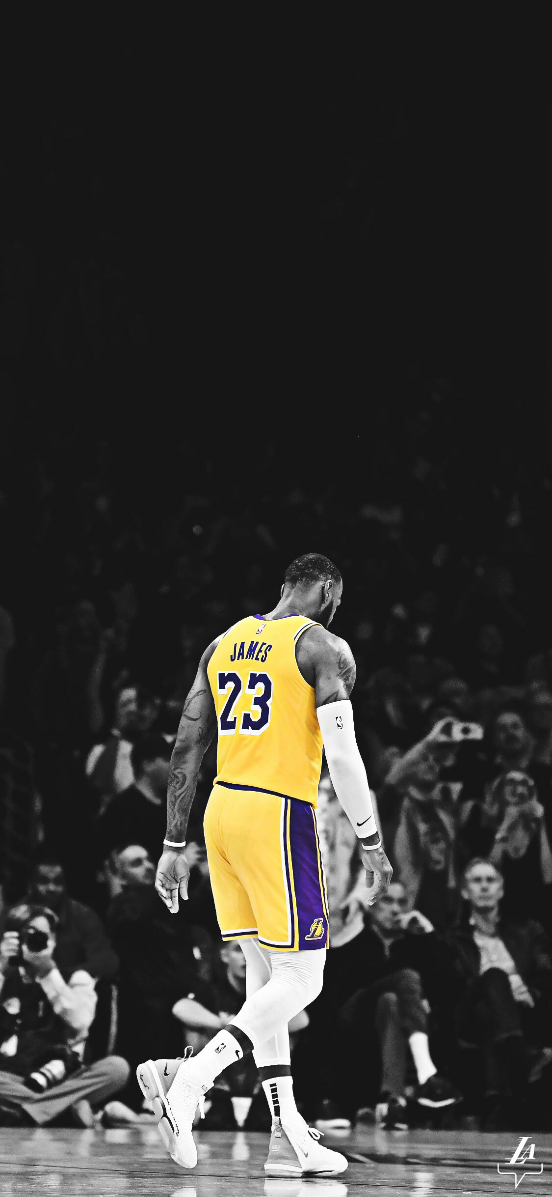 LeBron James: Los Angeles Lakers, He was named the 2004 NBA Rookie of the Year. 1130x2440 HD Wallpaper.