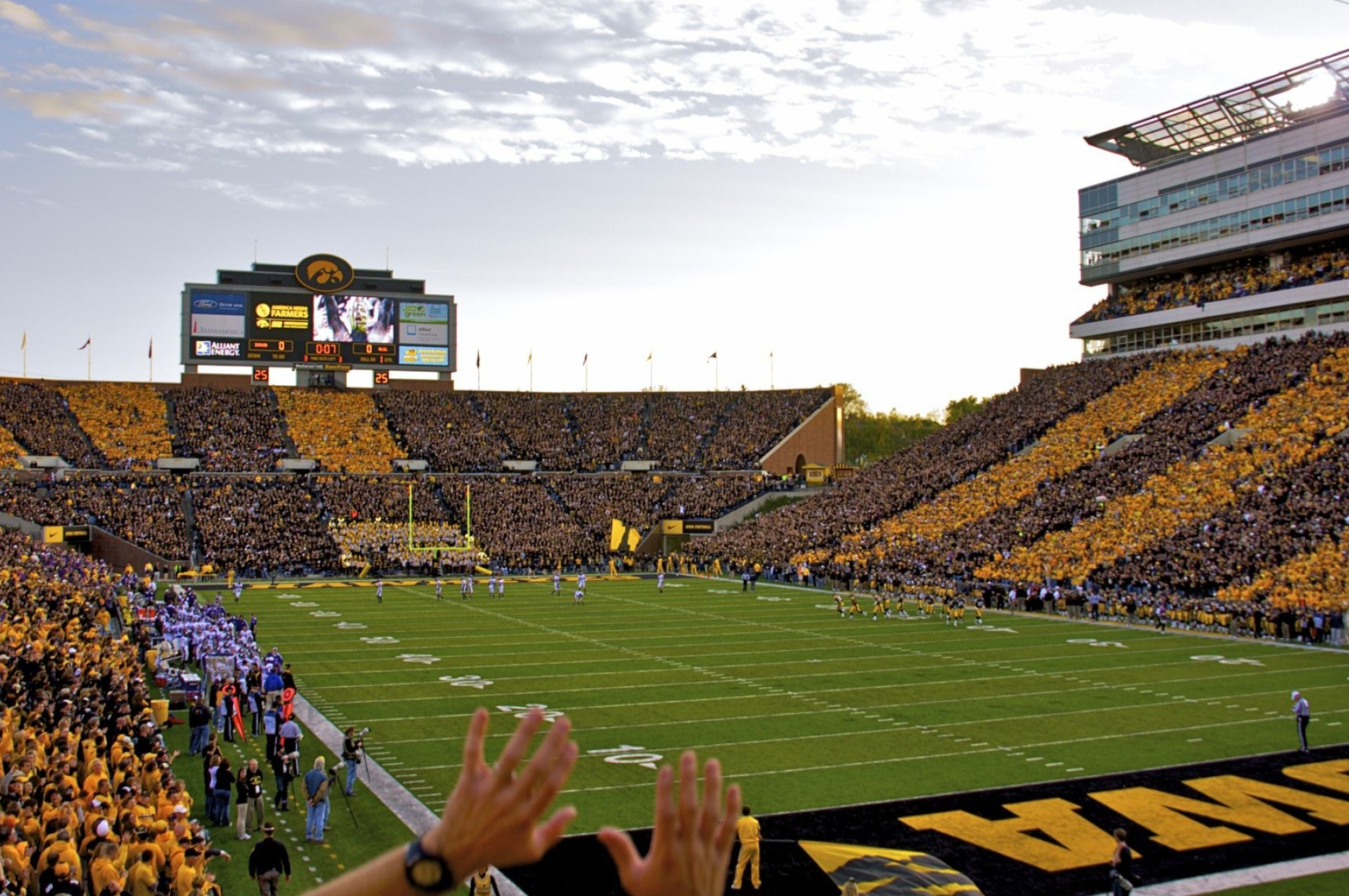 Iowa Hawkeyes Football, Big 10 stadiums, Stadium view, Iowa, 2150x1430 HD Desktop