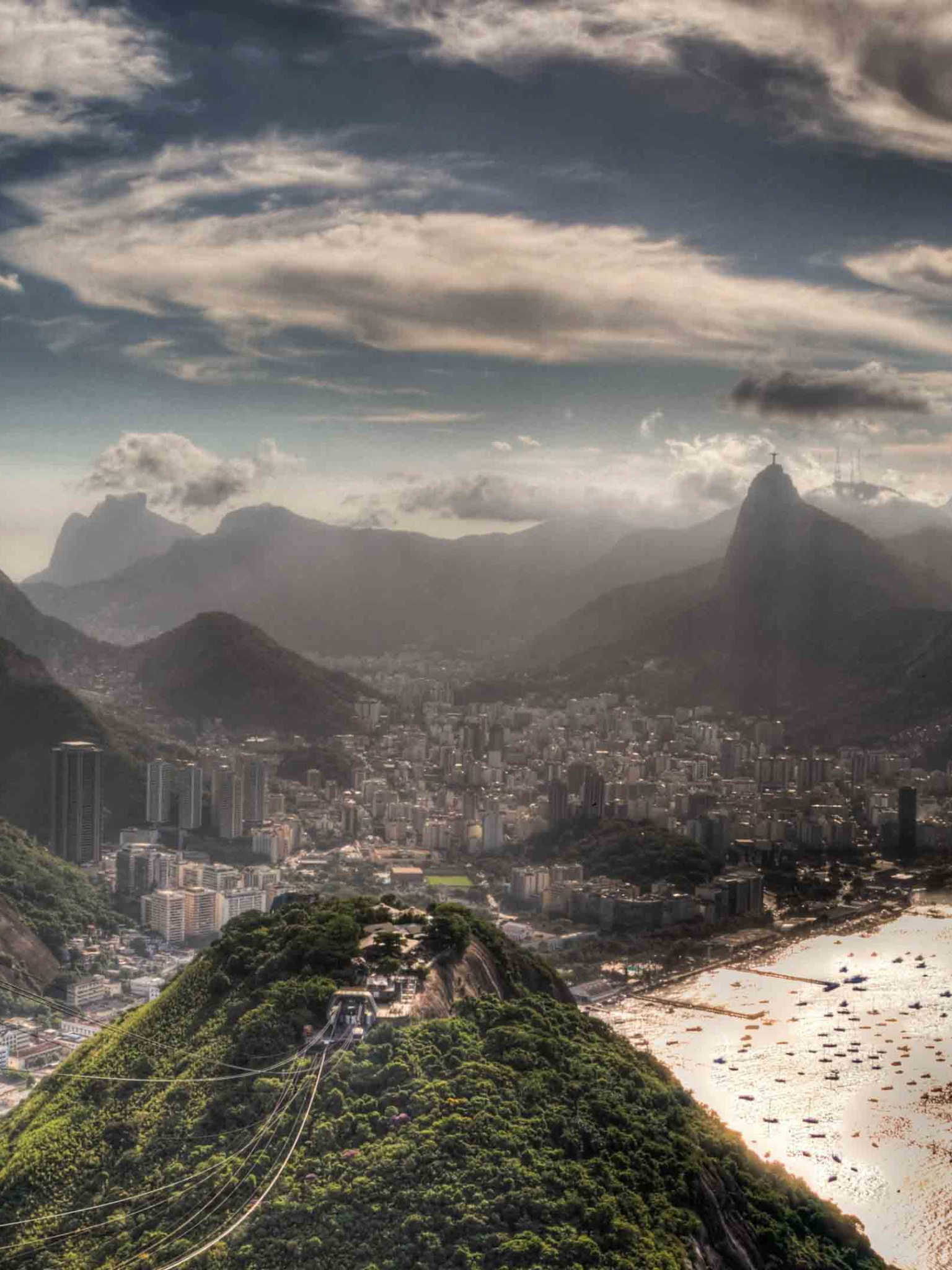 Rio De Janeiro, South America, Beautiful city, Vibrant culture, 1540x2050 HD Handy