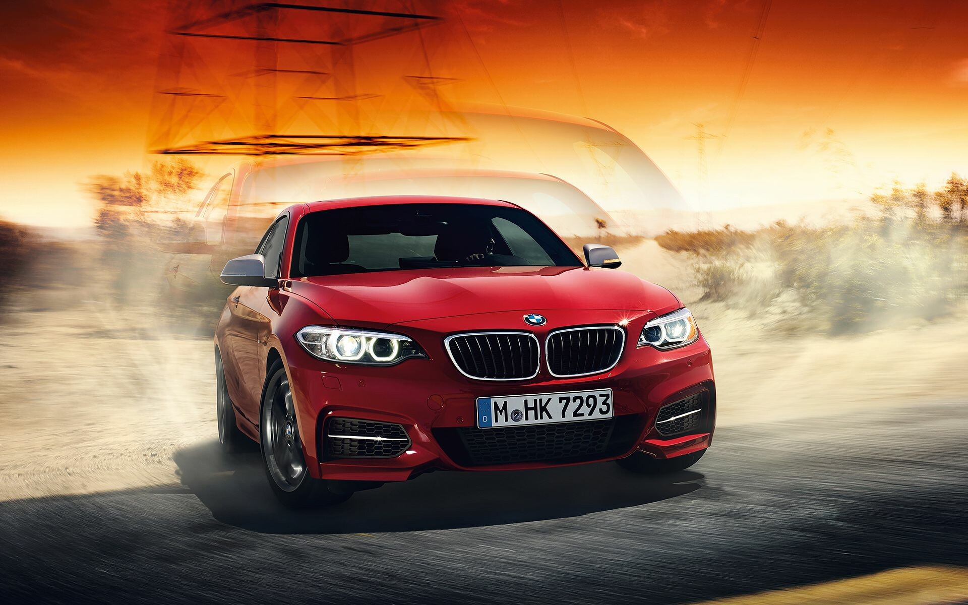 BMW 2 Series: One of today's most successful luxury car brands, Rear-wheel-drive-based model. 1920x1200 HD Background.