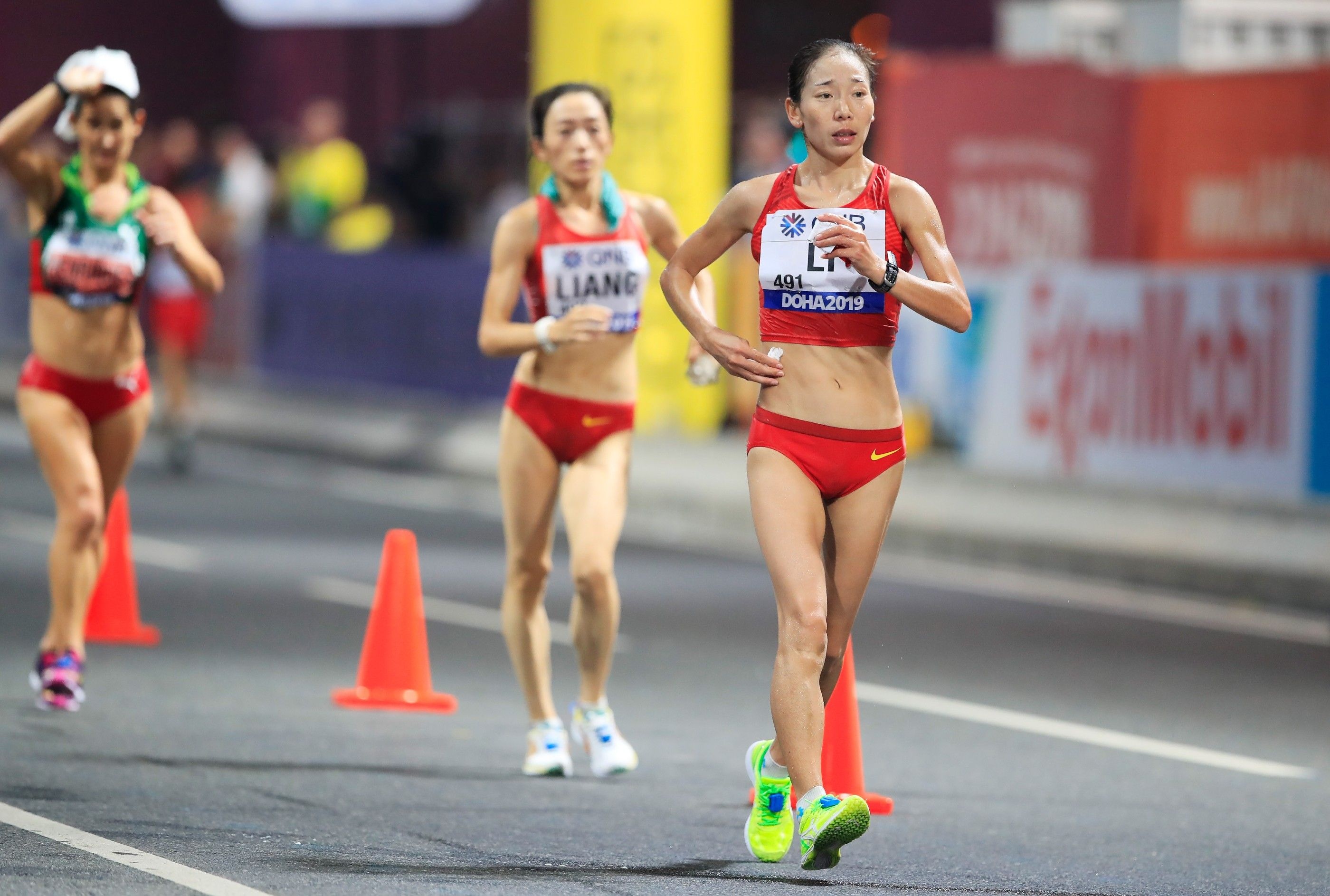Li Maocuo, Womens race walking, Team championships, Muscat, 2800x1890 HD Desktop