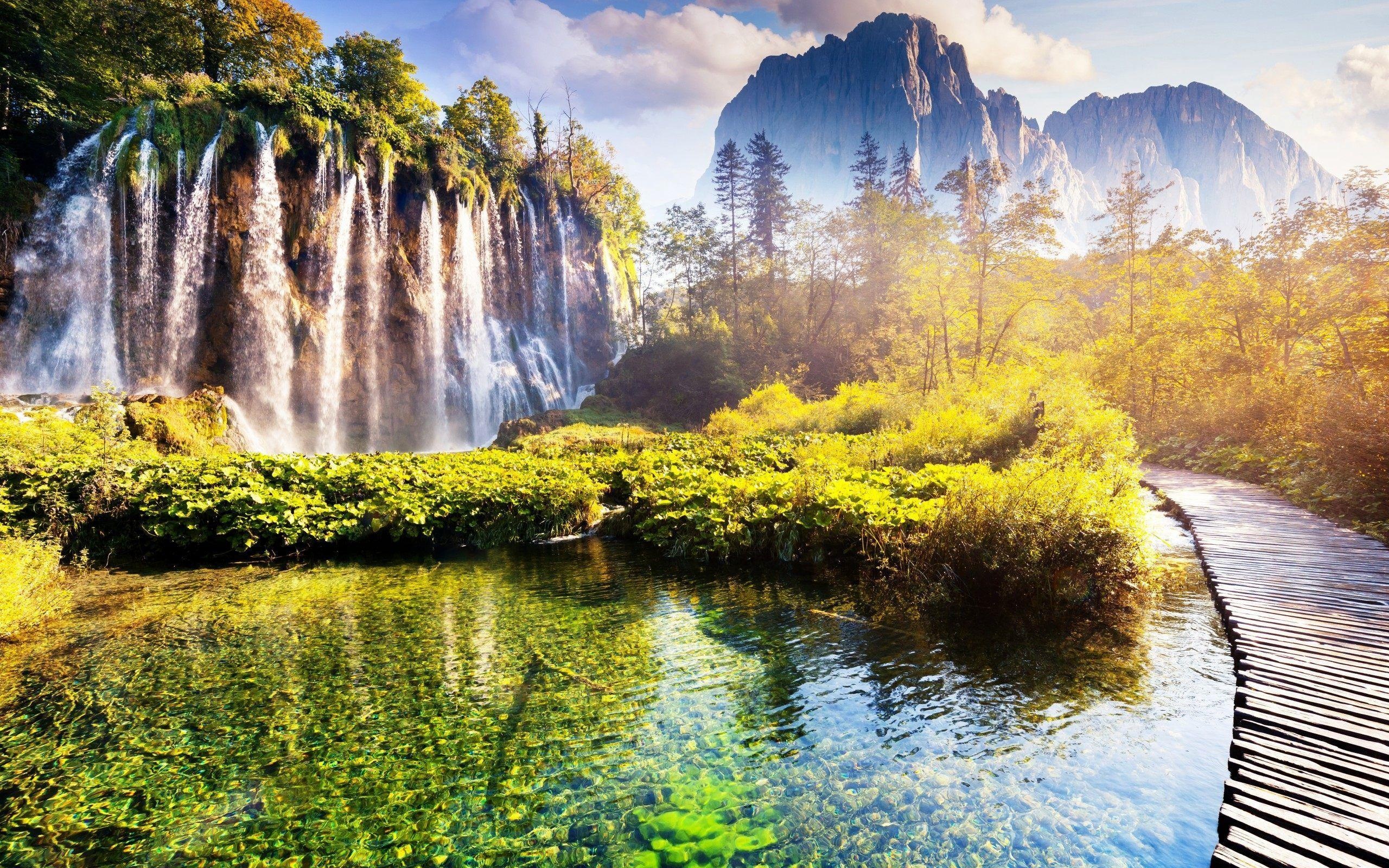 Plitvice Lakes National Park, Waterton Lakes, Natural beauty, Canada, 2560x1600 HD Desktop