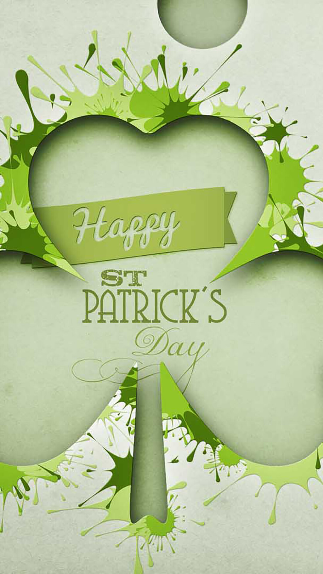 Saint Patrick's Day: Celebrated annually to commemorate the passing of the patron saint of Ireland. 1080x1920 Full HD Background.