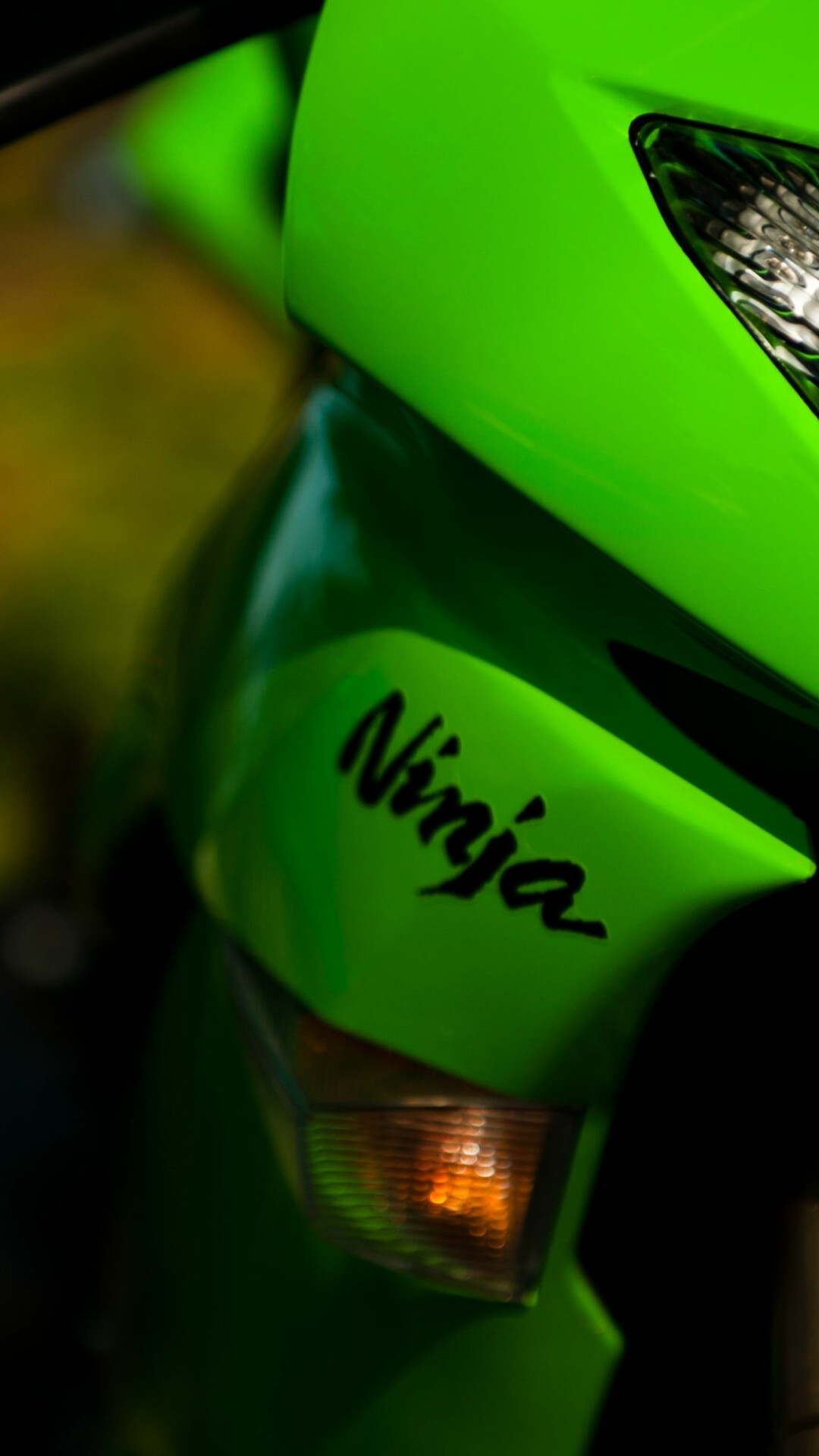 Kawasaki: The Ninja sport bike series from the Japanese motorcycle manufacturer. 1080x1920 Full HD Wallpaper.
