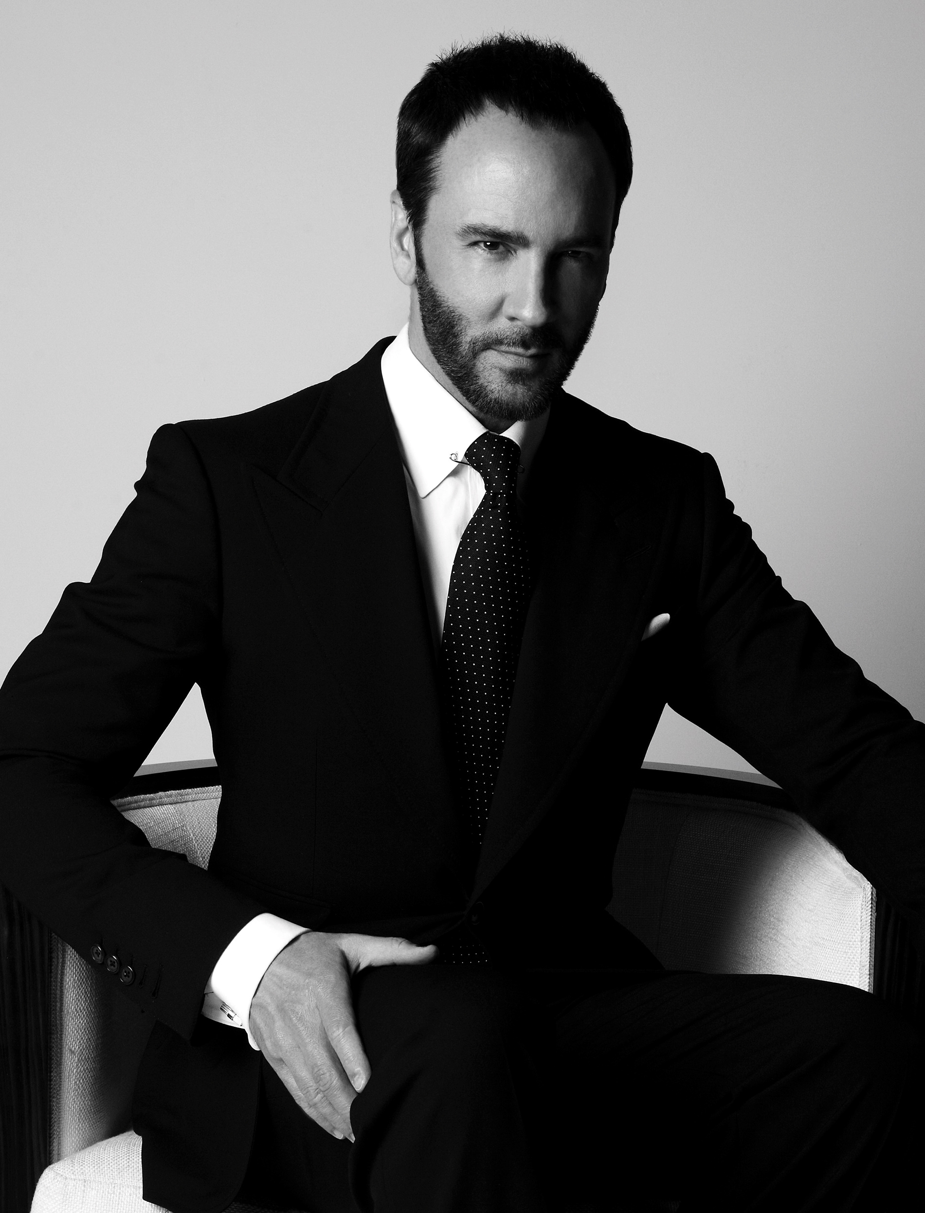 Tom Ford: Elected Successor to Diane Von Furstenberg as CFDA Chairman in 2019. 1910x2500 HD Background.