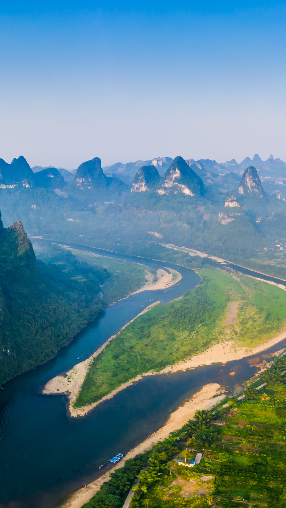 Li River, Scenic beauty, Karst landscape, Chinese charm, 1080x1920 Full HD Phone