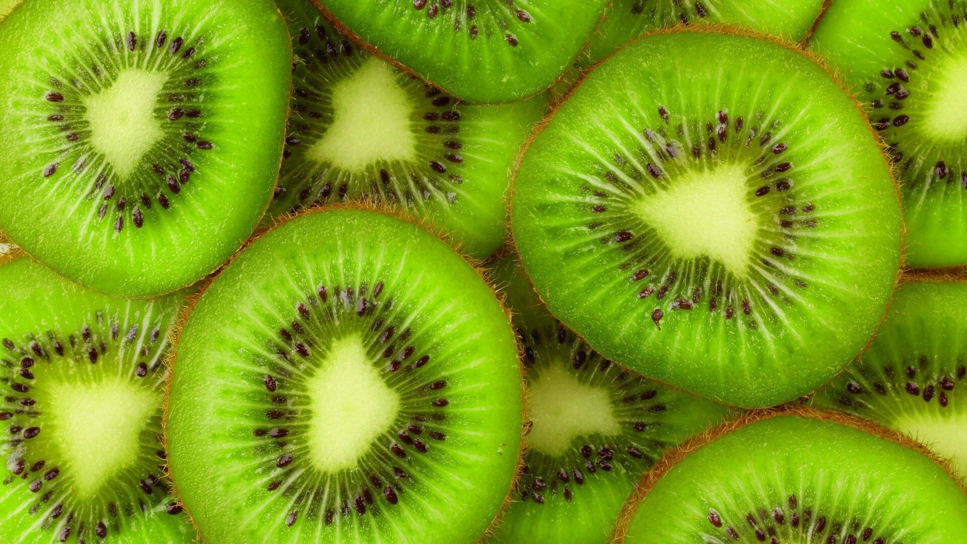 Fruit: Kiwi, Native to the mountains and hillsides of Southwest China. 1920x1080 Full HD Wallpaper.