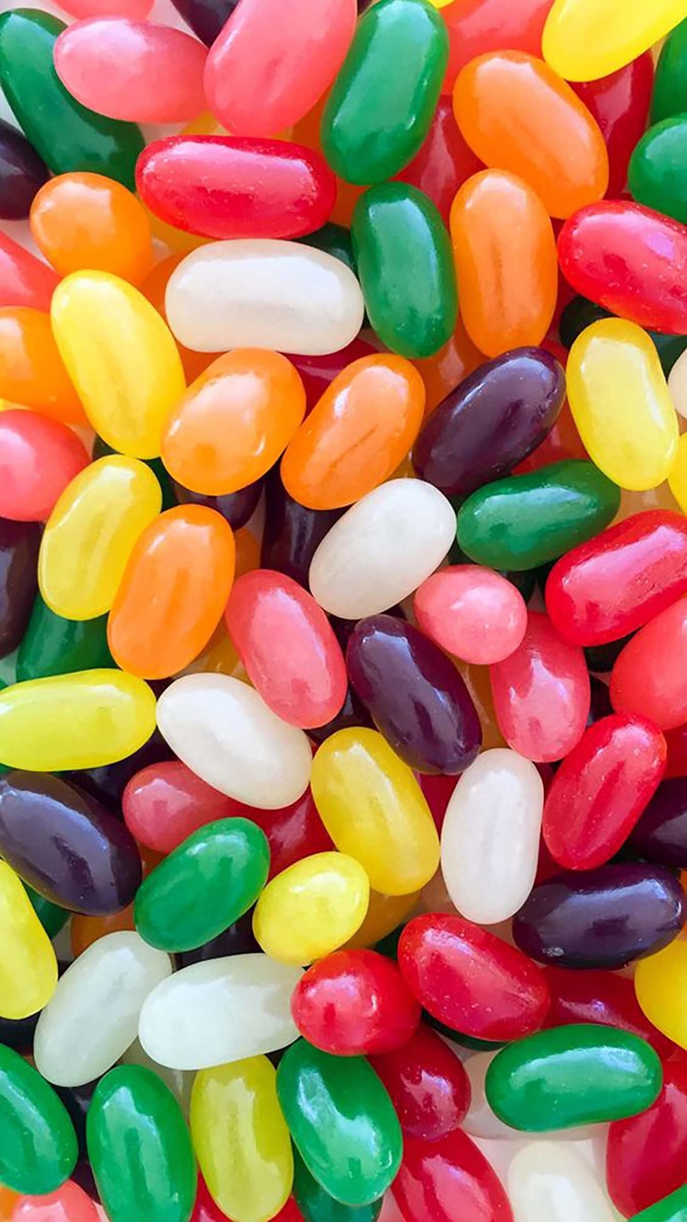 Jelly Beans, Palette of colors, Colorful confectionery, Eye-catching treats, 1350x2400 HD Handy