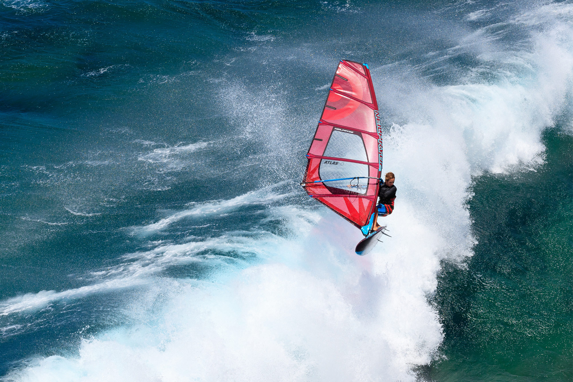 Windsurfing: NeilPryde 2020 Sail, Overcoming Waves Obstacles, Pro Sailing. 2000x1340 HD Wallpaper.