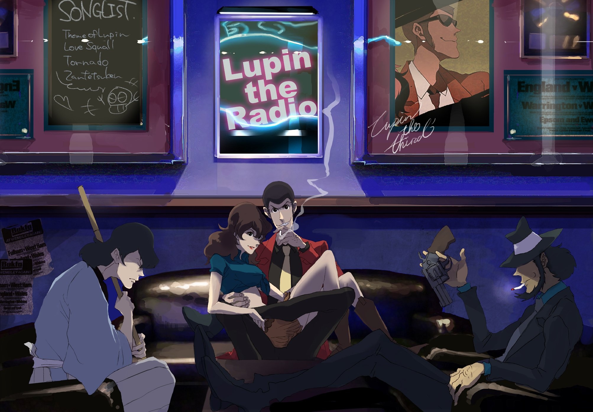 Lupin III, HD desktop mobile, Anime wallpapers, 2010x1400 HD Desktop