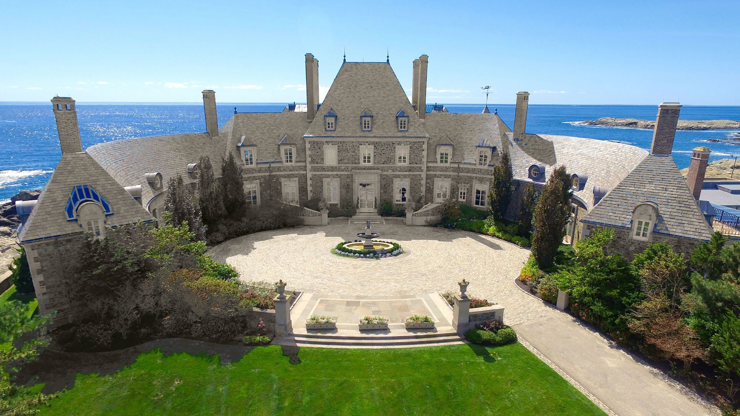 Newport dream house, Stunning mansions, Rhode Island aspirations, Coastal living, 2560x1440 HD Desktop