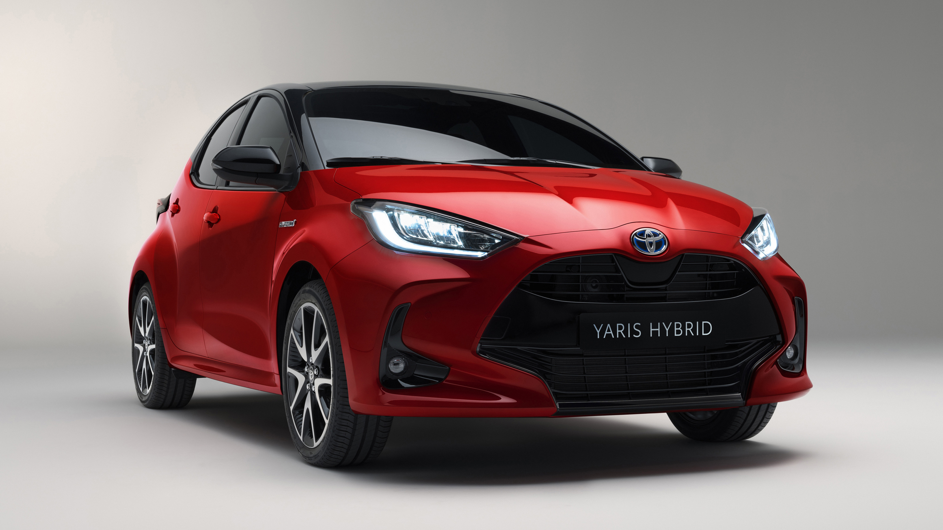 Toyota Yaris, Hybrid 2020, Cars desktop wallpapers, 3840x2160 4K Desktop
