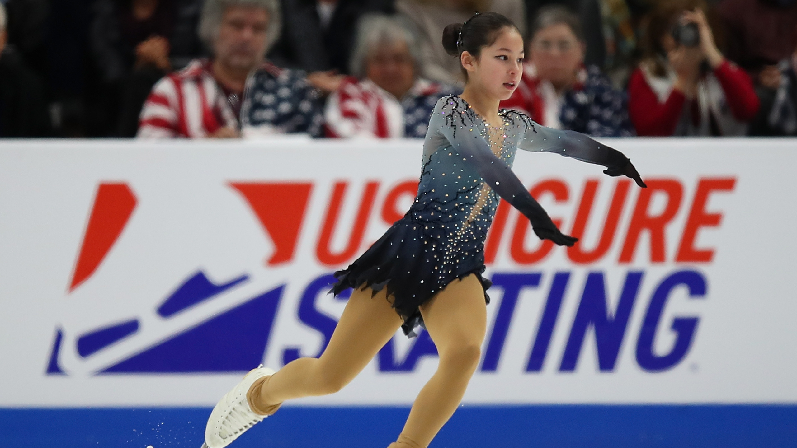 Alysa Liu, Wallpapers by Michelle Sellers, Skating prodigy, Artistic excellence, 2560x1440 HD Desktop