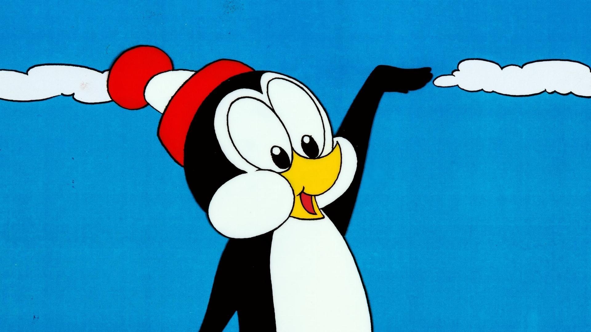 Chilly Willy Animation, Playful penguin, Cold weather, 1920x1080 Full HD Desktop
