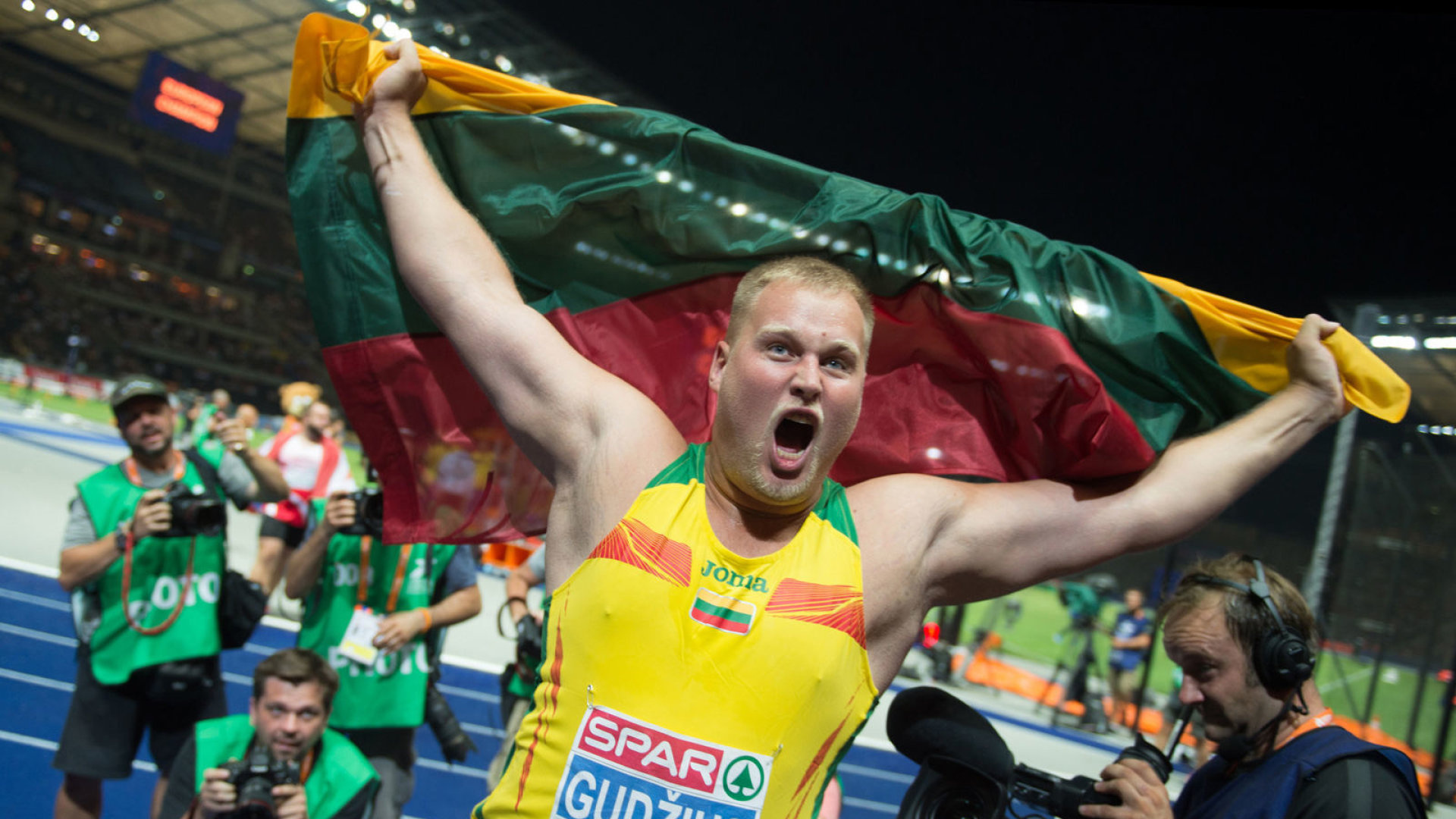 Andrius Gudzius, August highlight, Sports photography, Pride of Lithuania, 1920x1080 Full HD Desktop