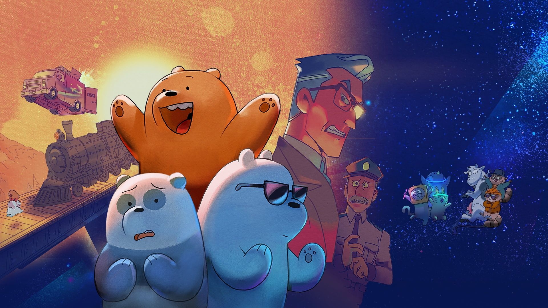 We Bare Bears: The Movie, Animation, Mega themes, 1920x1080 Full HD Desktop